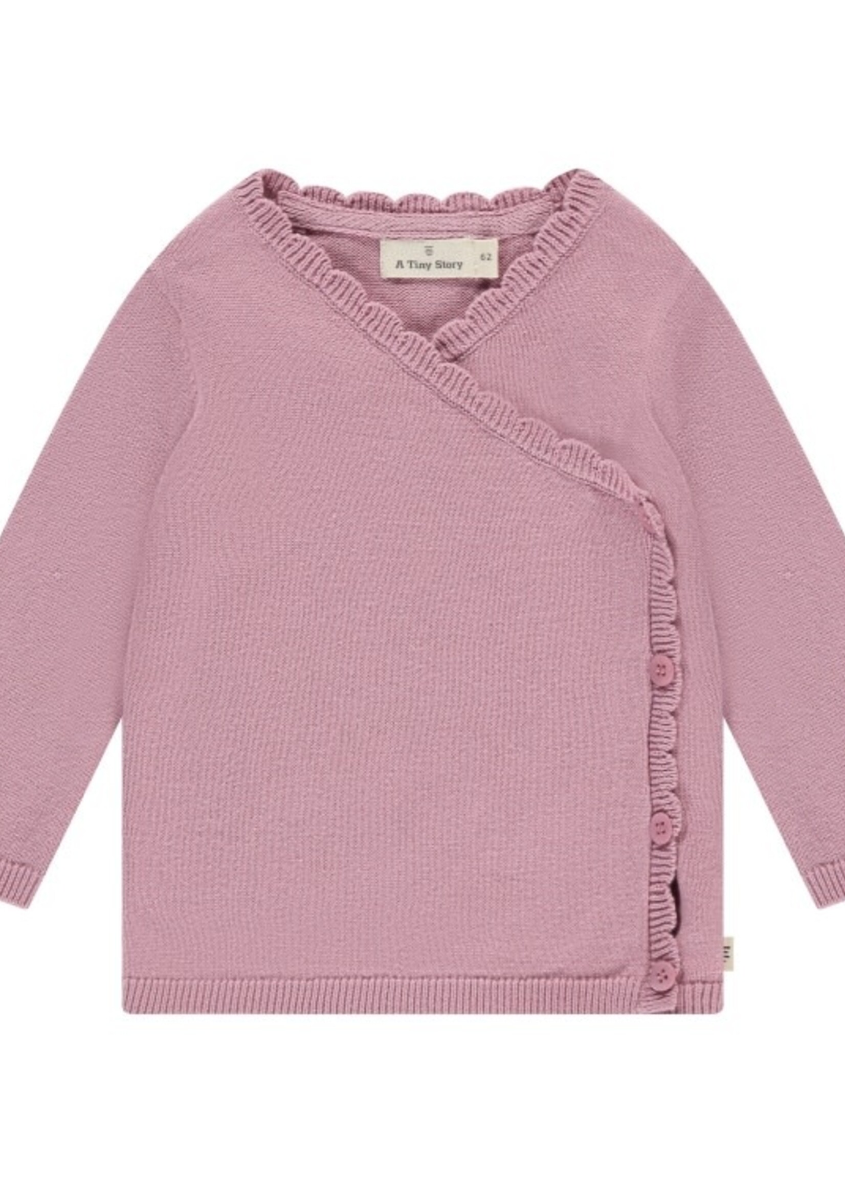 A Tiny Story A Tiny Story - cross body cardigan rouge