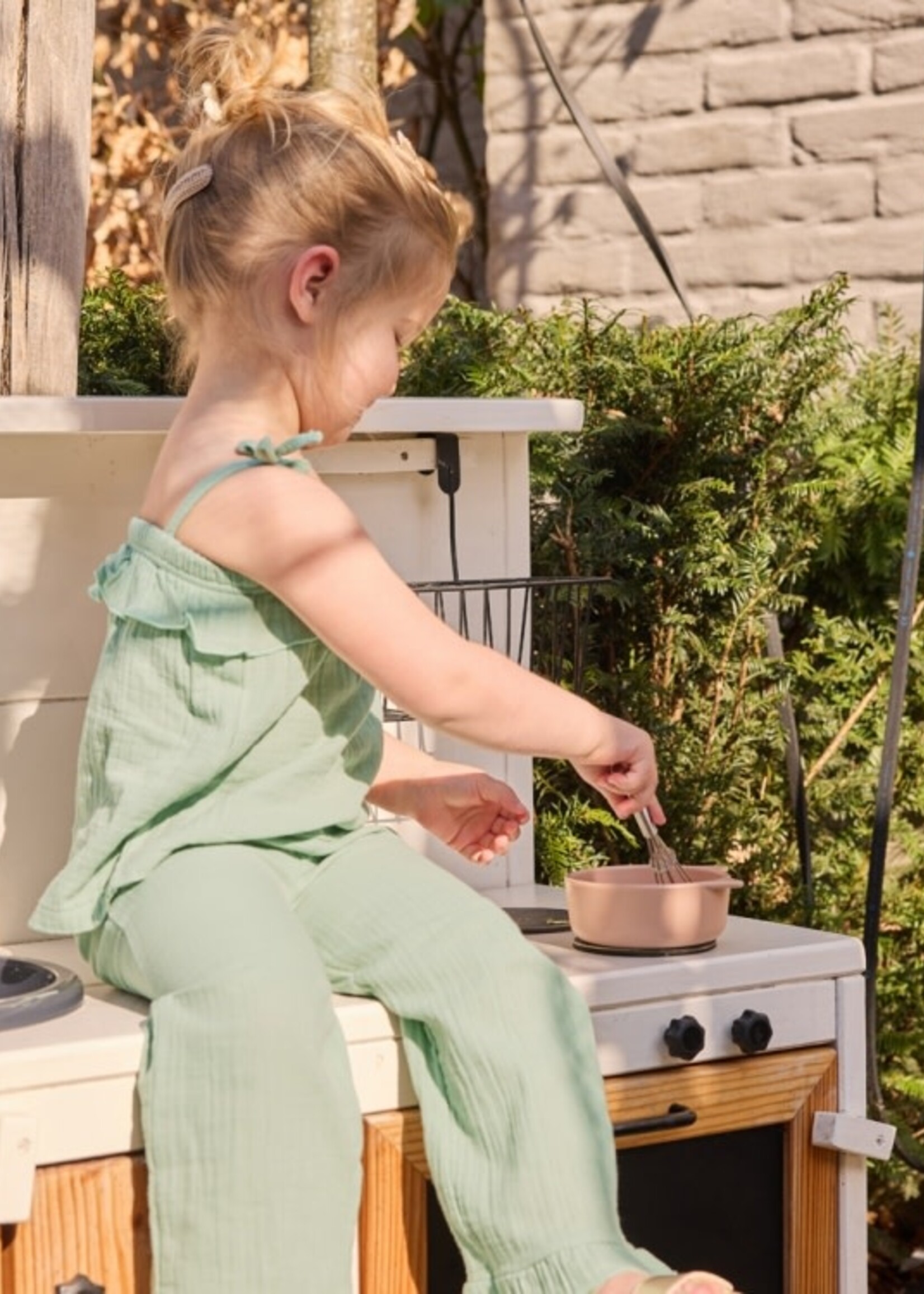 Dirkje Dirkje - 2-delig setje top en broek wide leg