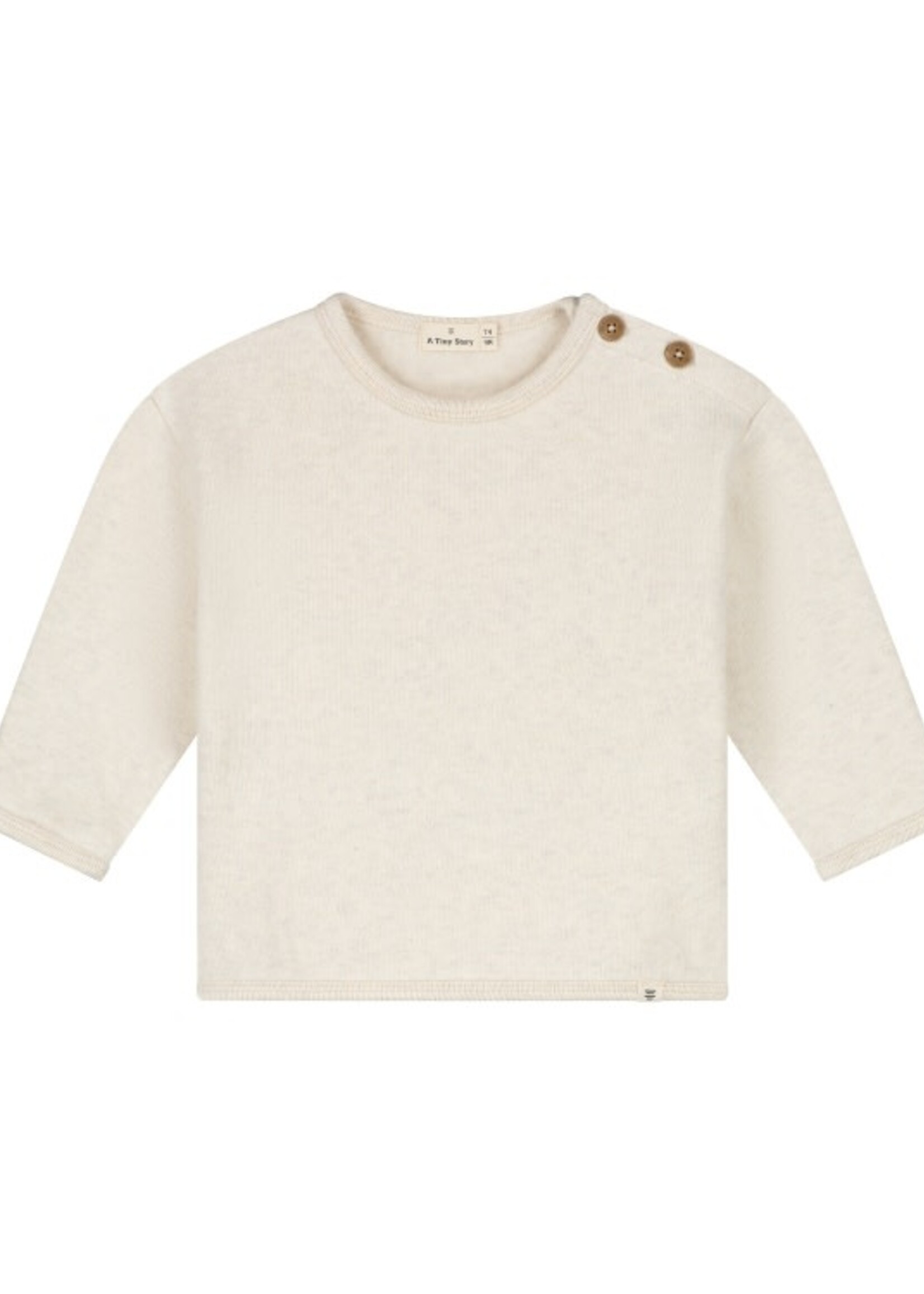 A Tiny Story A Tiny Story - baby pullover ecru melange