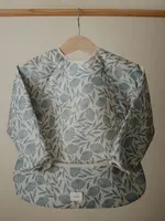 Mushie Mushie - long sleeve bib blue flowers