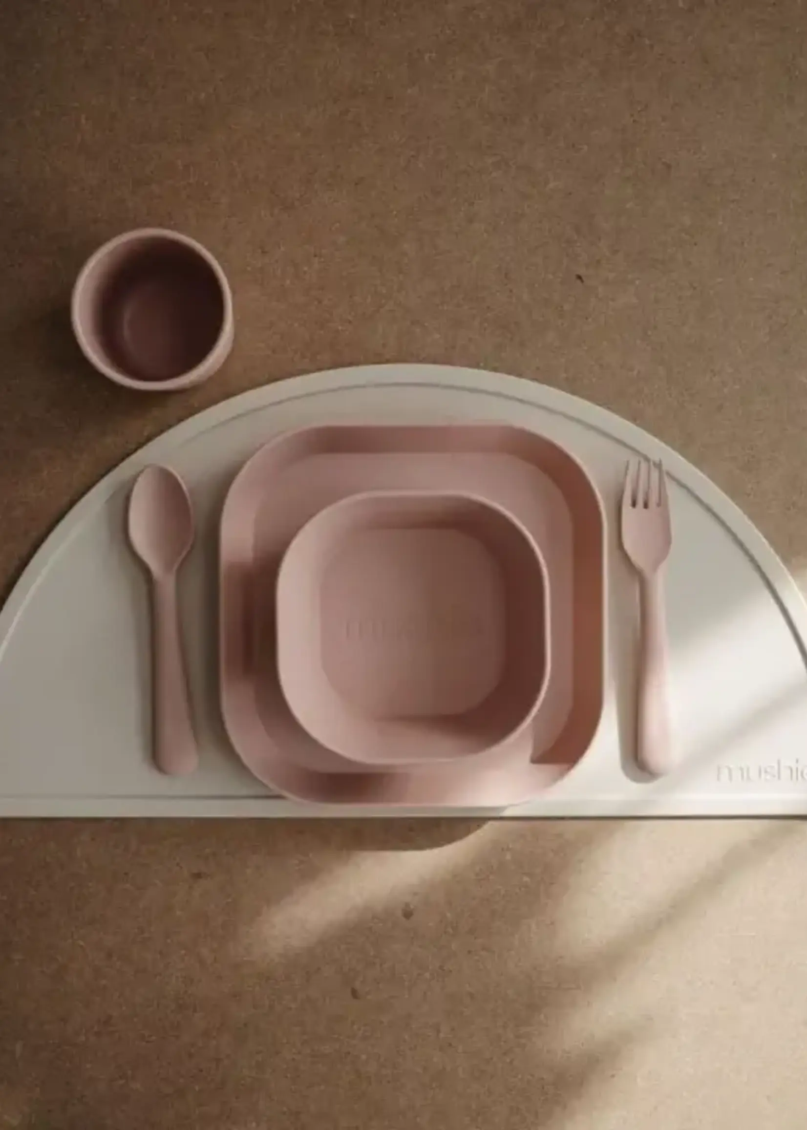 Mushie Mushie - fork + spoon woodchuck