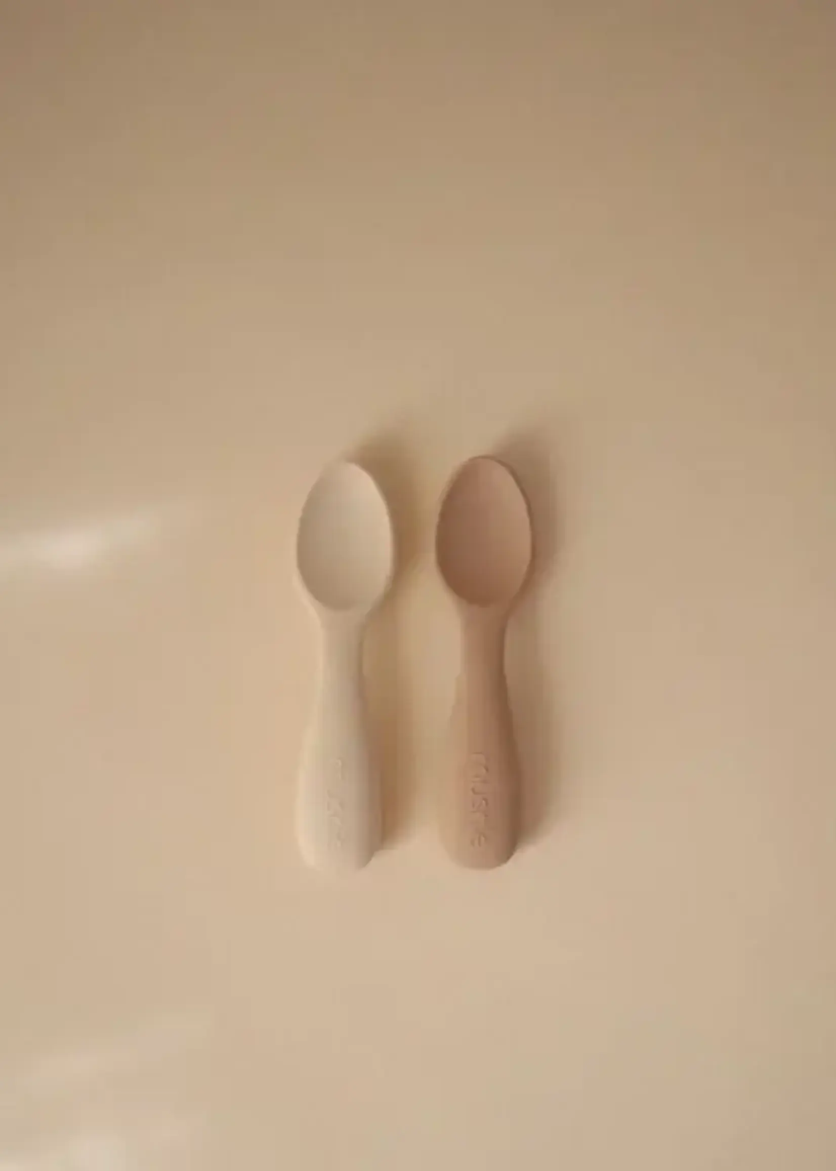 Mushie Mushie - starter spoons natural/sand