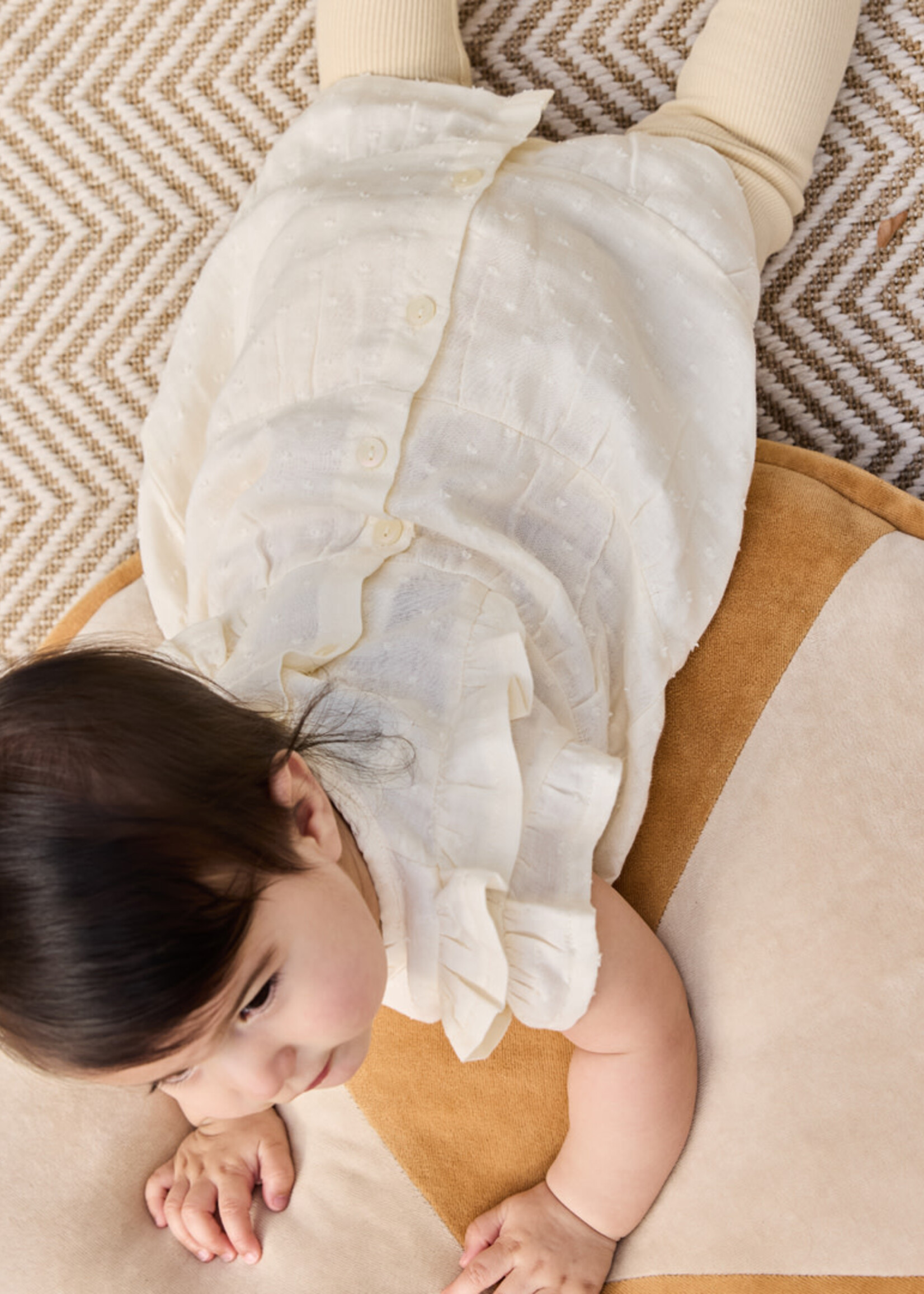 Dirkje Dirkje - dress  ss + headband off white