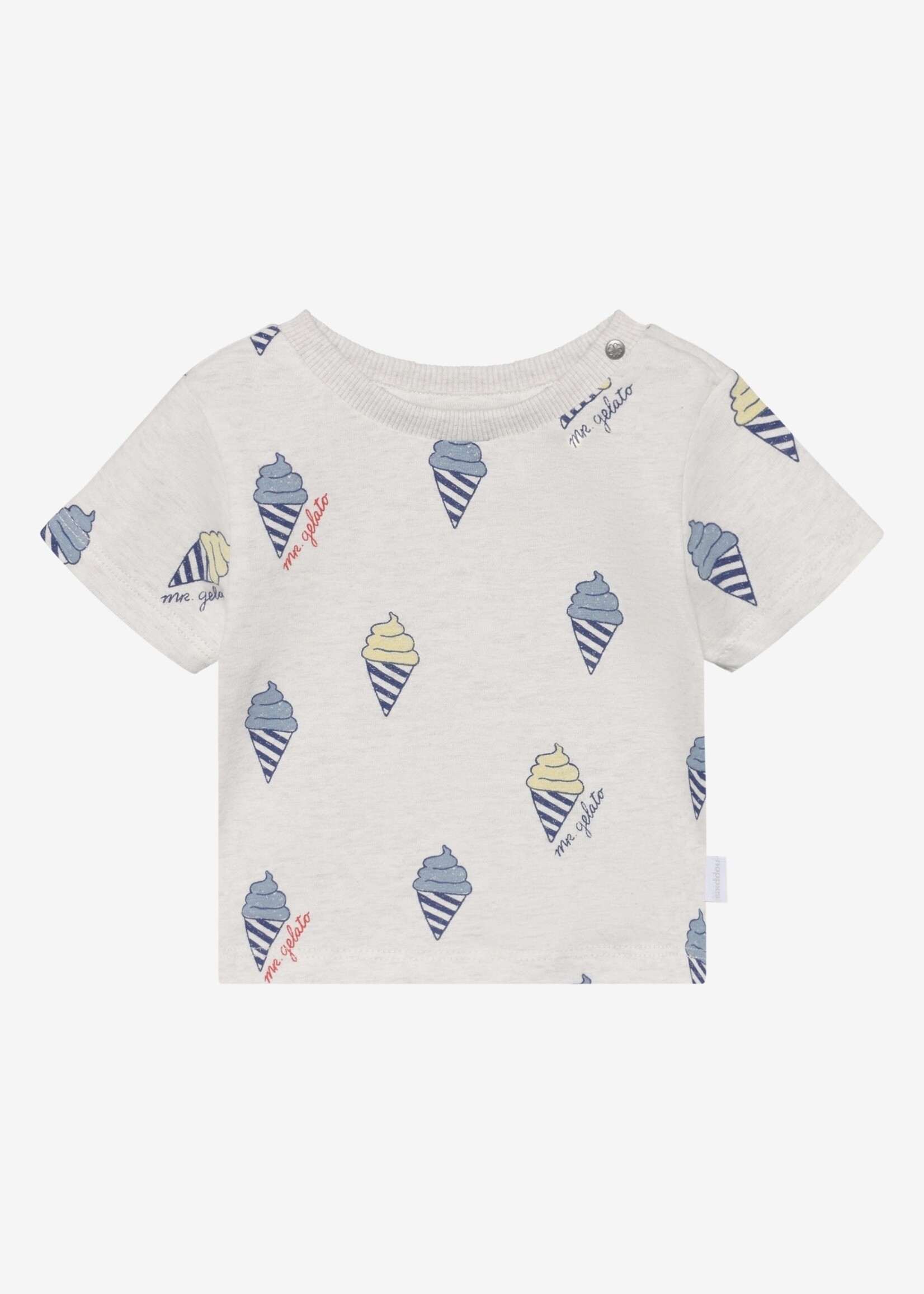 Noppies Noppies - tee ss oatmeal melange