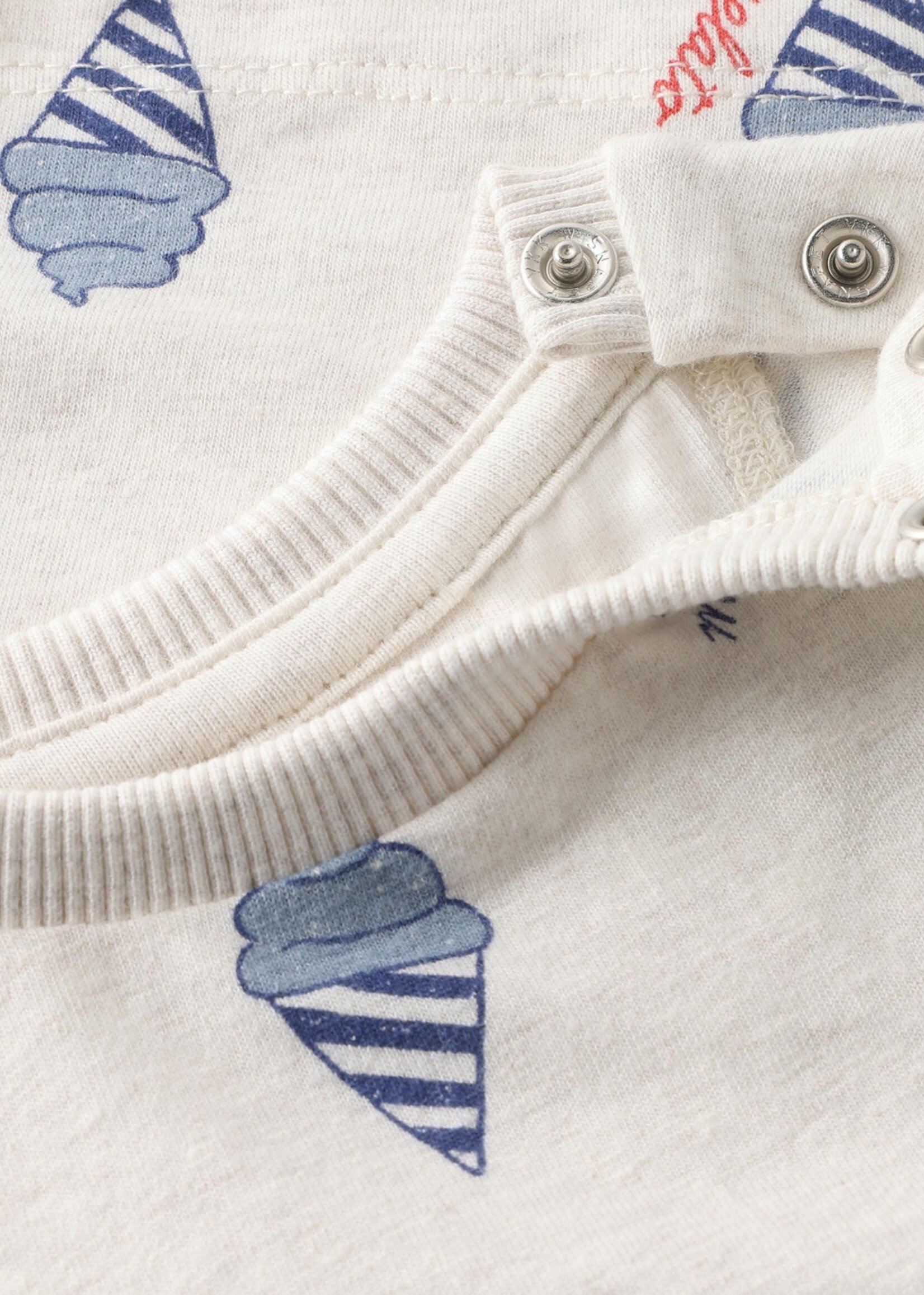 Noppies Noppies - tee ss oatmeal melange