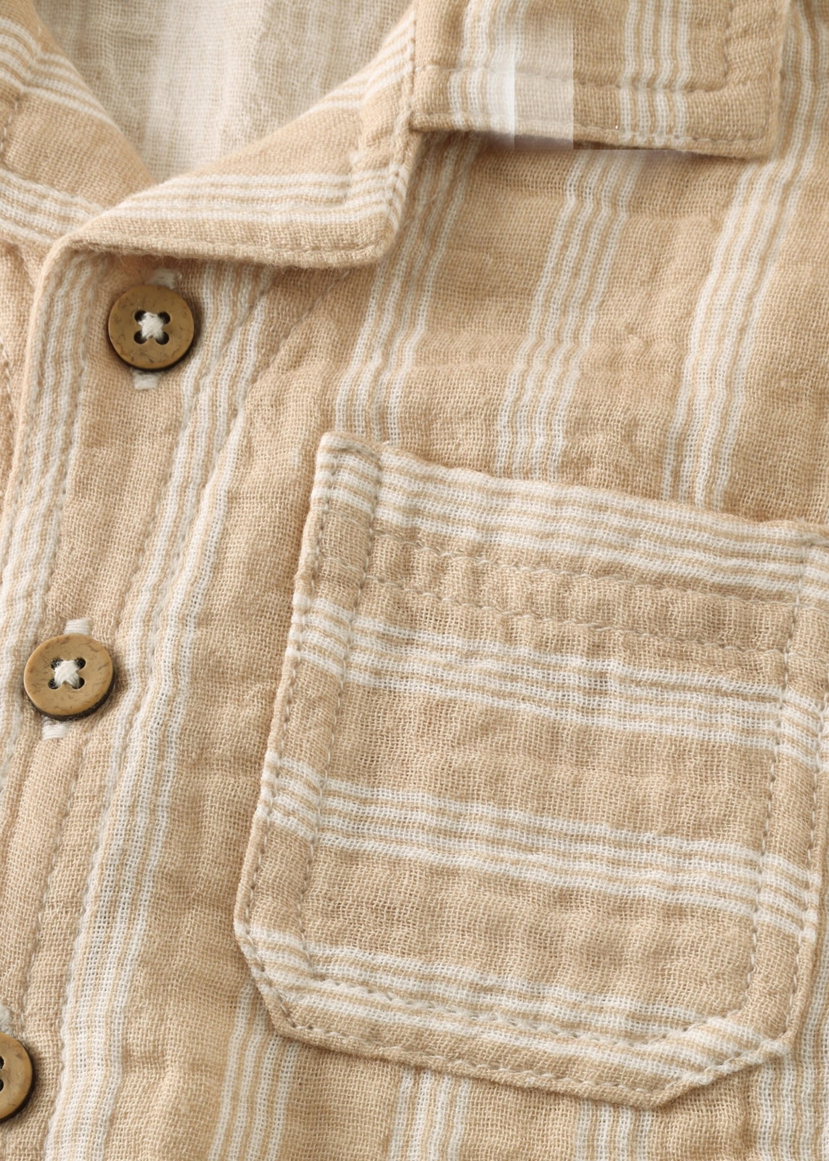 Noppies Noppies - shirt ss tripe irish cream