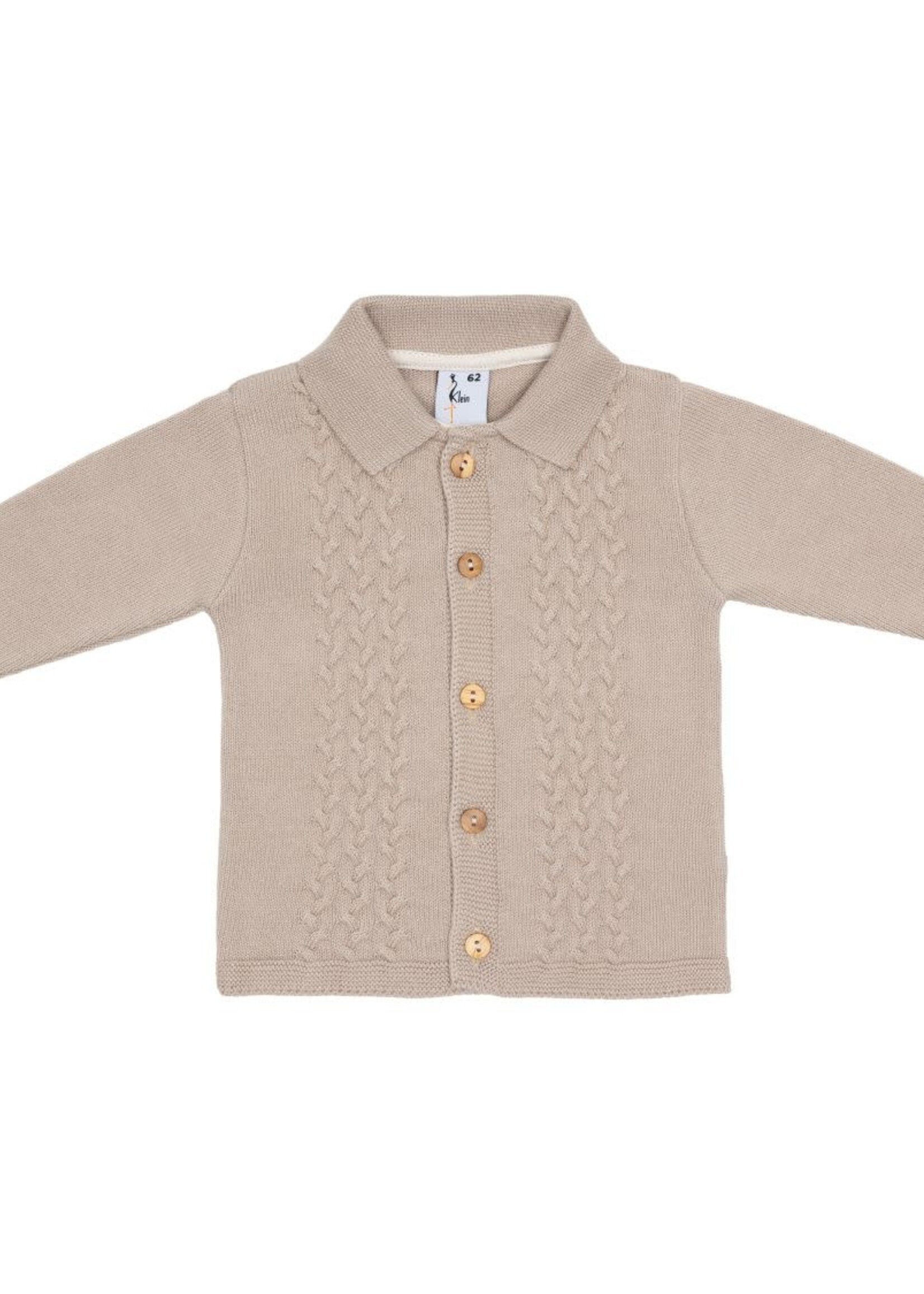 Klein Klein - cardigan polo knit