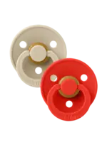 Bibs Bibs - 2 pack Vanilla/Candy Apple round size 2