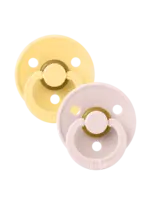 Bibs Bibs - round size 2 pale butter/petal