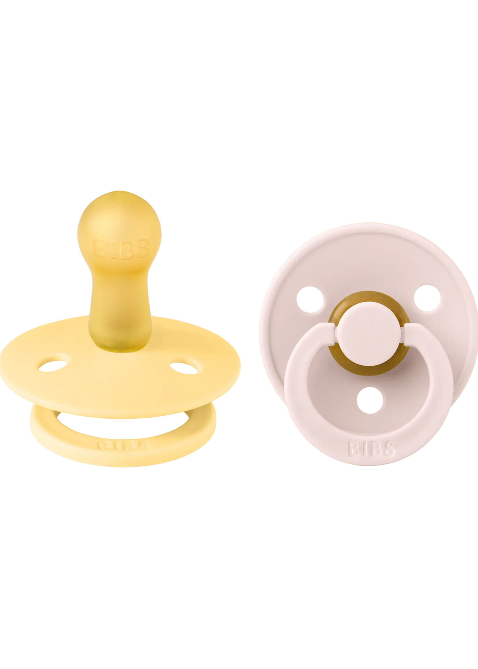 Bibs Bibs - round size 2 pale butter/petal