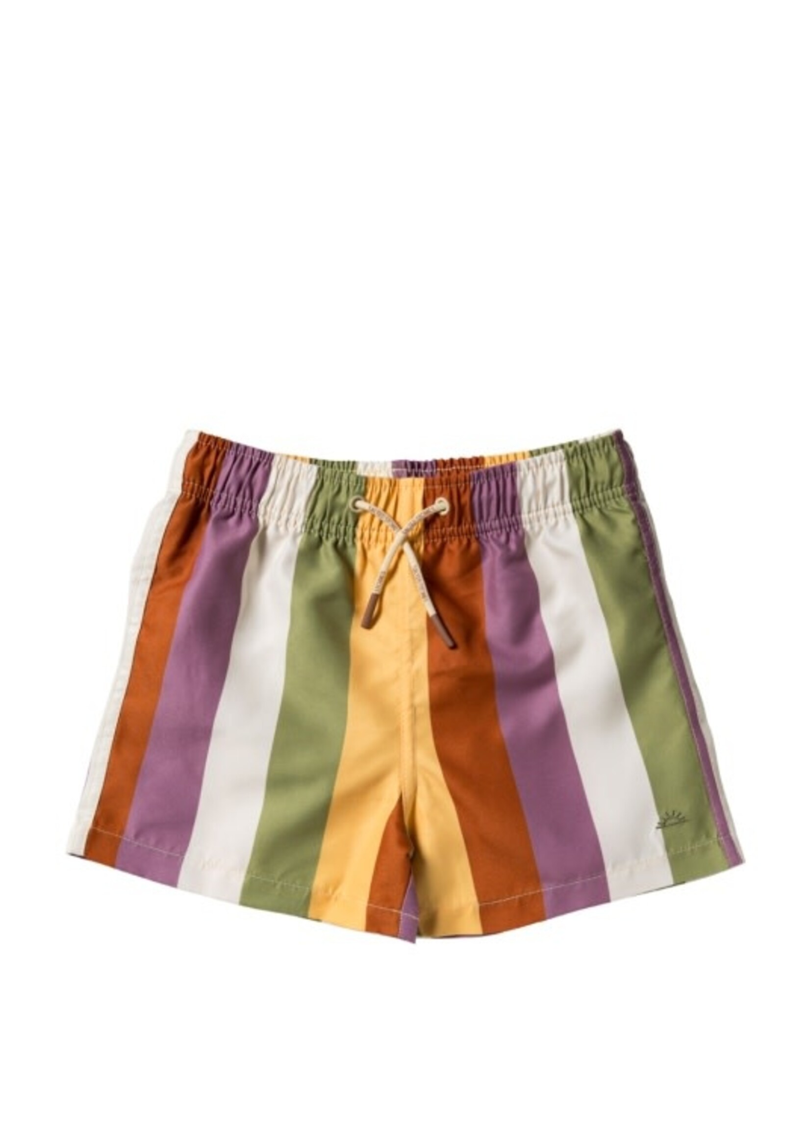 salted stories Salted stories - multi stripe swim short multicolor