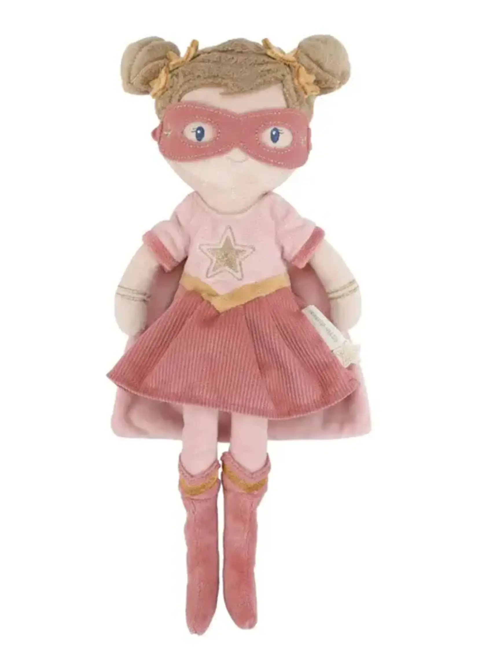 Little Dutch Little Dutch - knuffelpop super hero Rosa