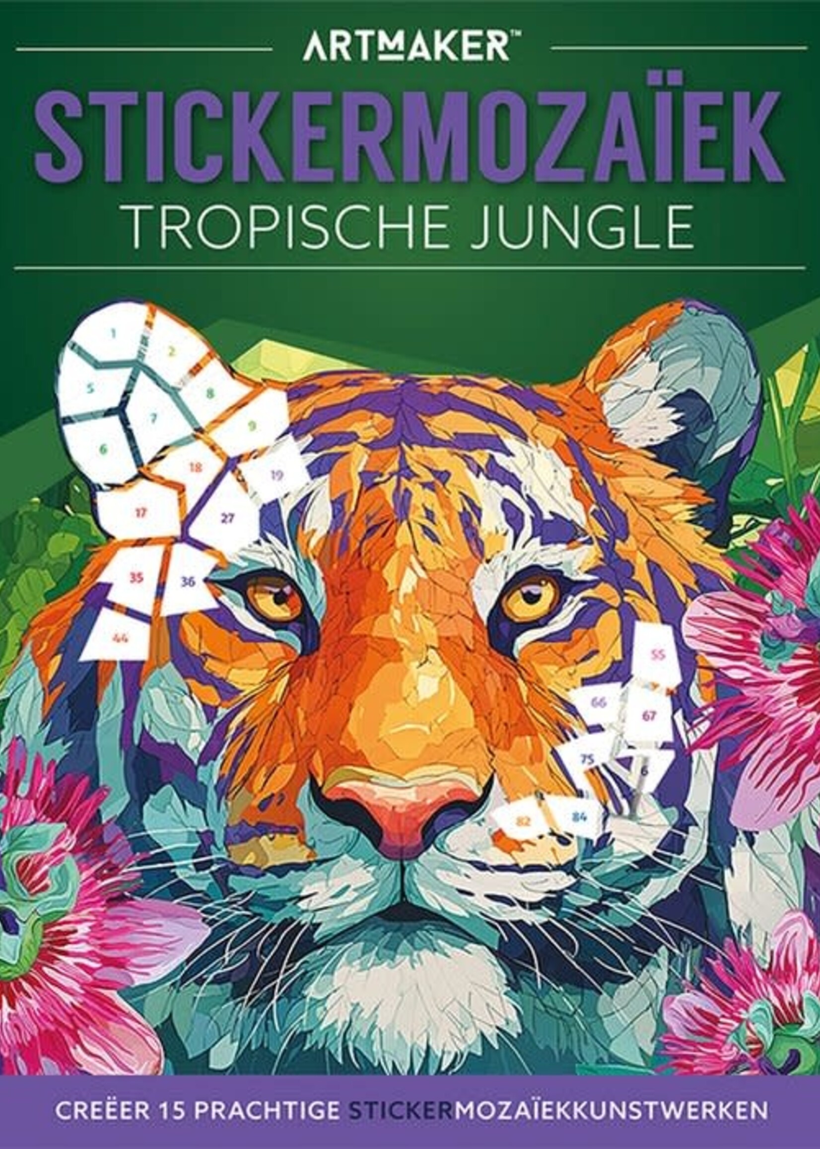 Lantaarn Lantaarn - stickermozaiek tropische jungle