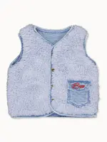 Bess Bess - bodywarmer jeans blue
