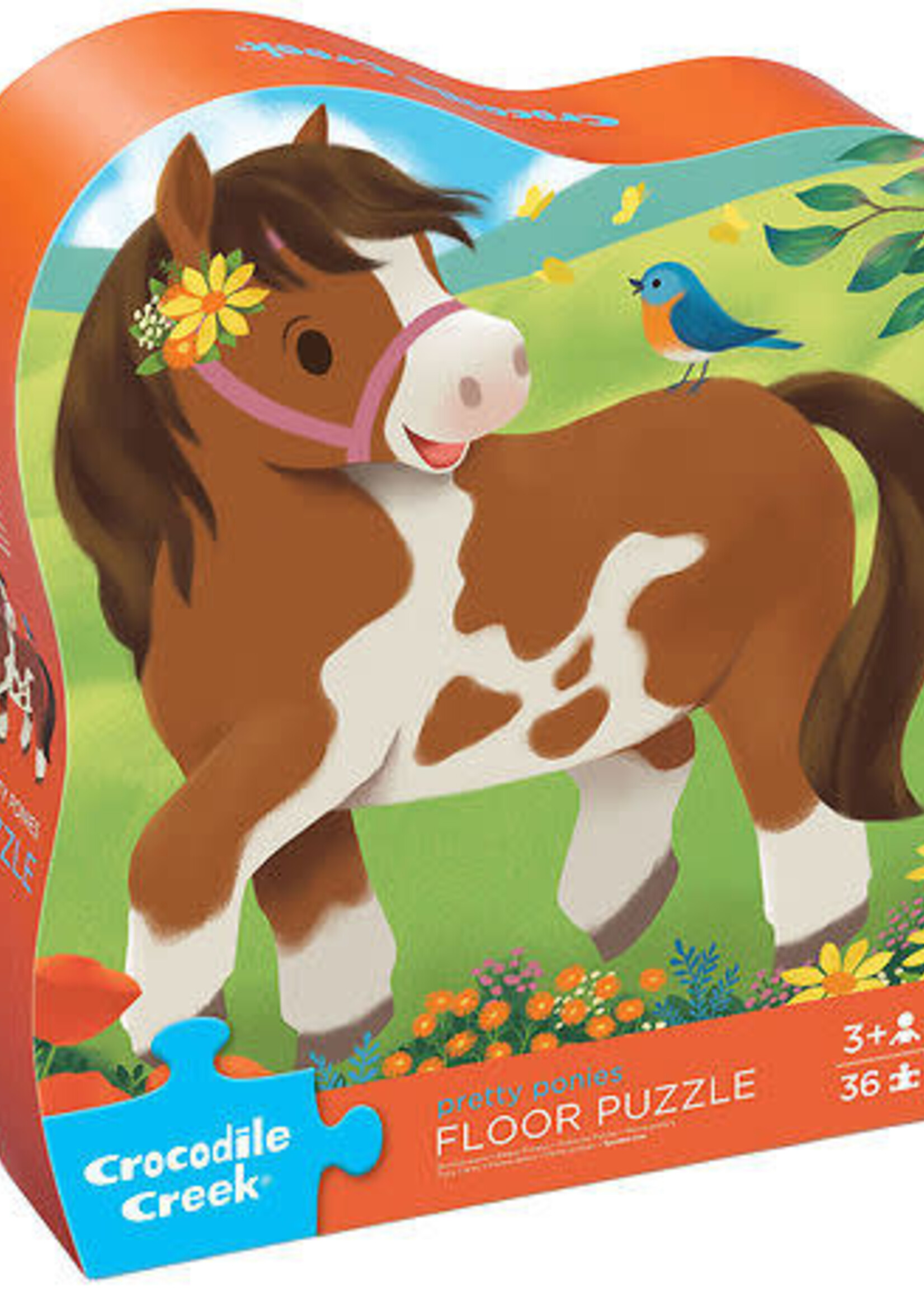 Crocodile Creek Crocodile Creek - (vloer)puzzel lieve pony's 36 st