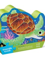 Crocodile Creek Crocodile Creek - (vloer)puzzel zeeschildpad 36 st