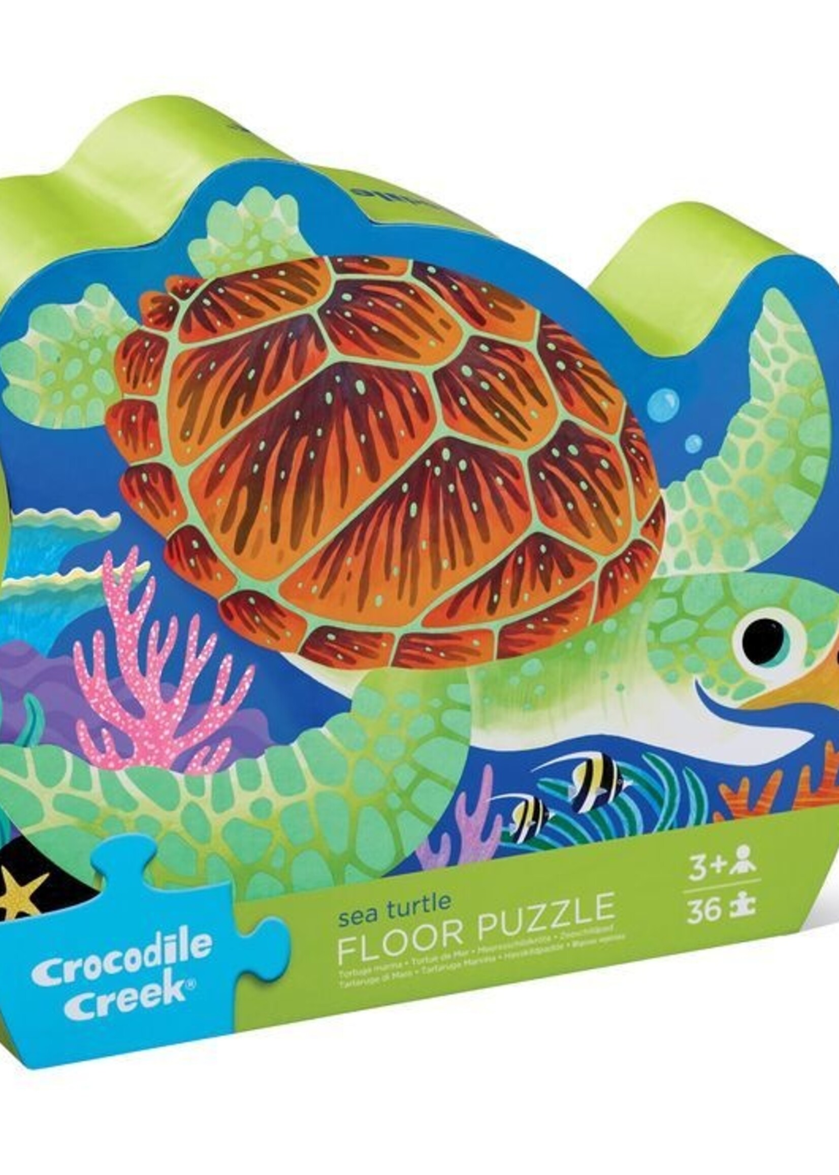 Crocodile Creek Crocodile Creek - (vloer)puzzel zeeschildpad 36 st