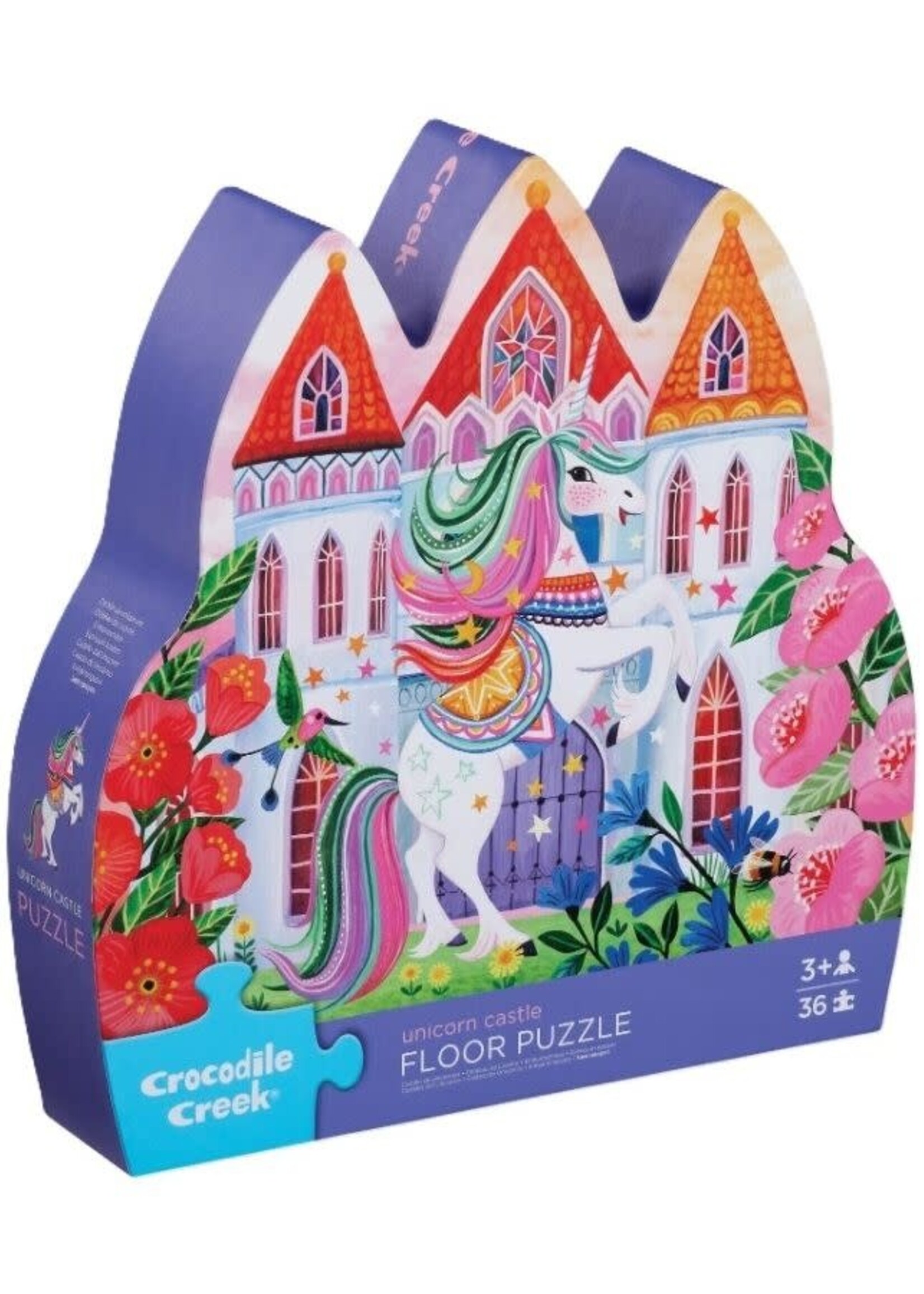 Crocodile Creek Crocodile Creek - (vloer)puzzel eenhoornkasteel 36 st