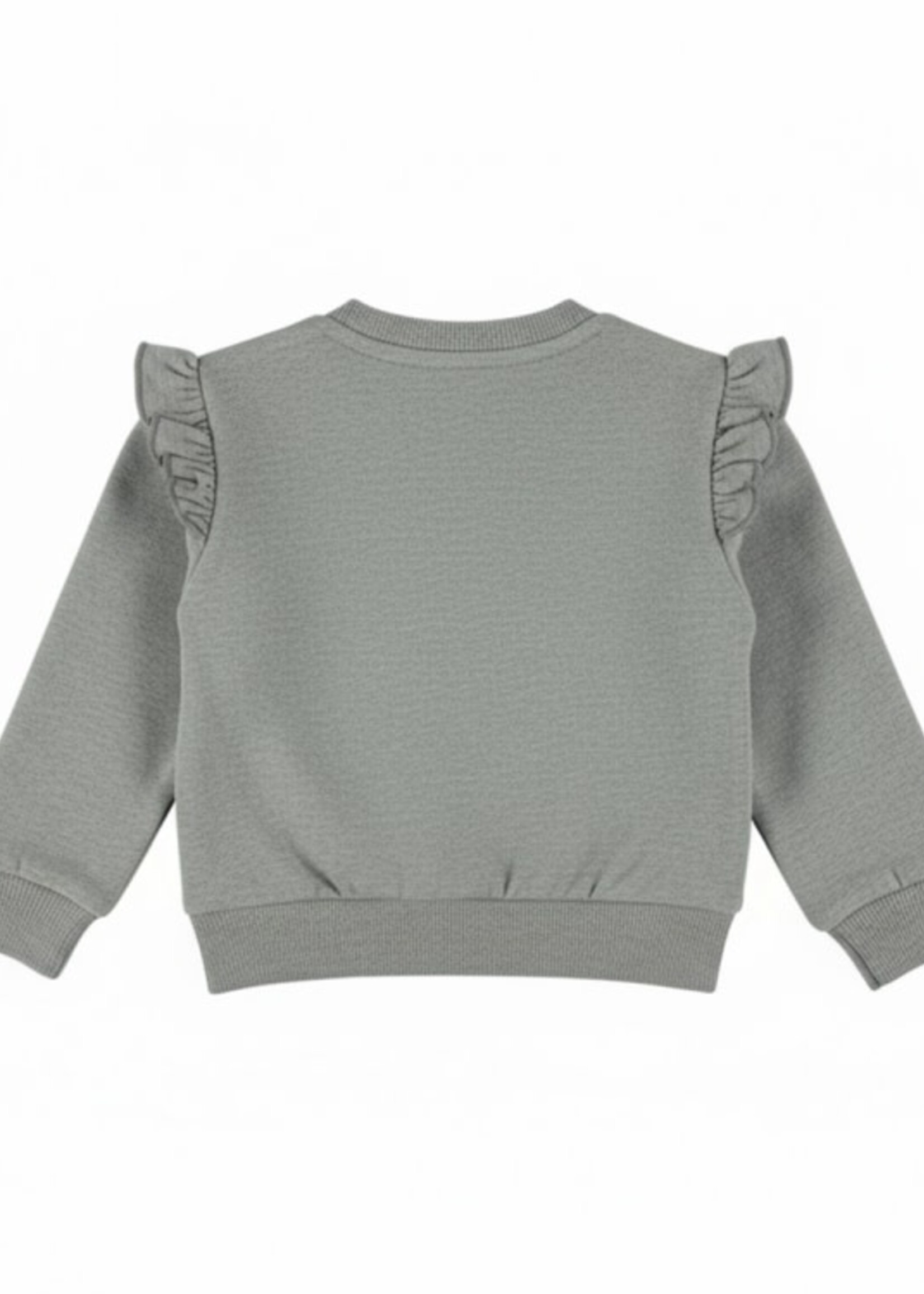 Dirkje Dirkje - sweater mid grey melee