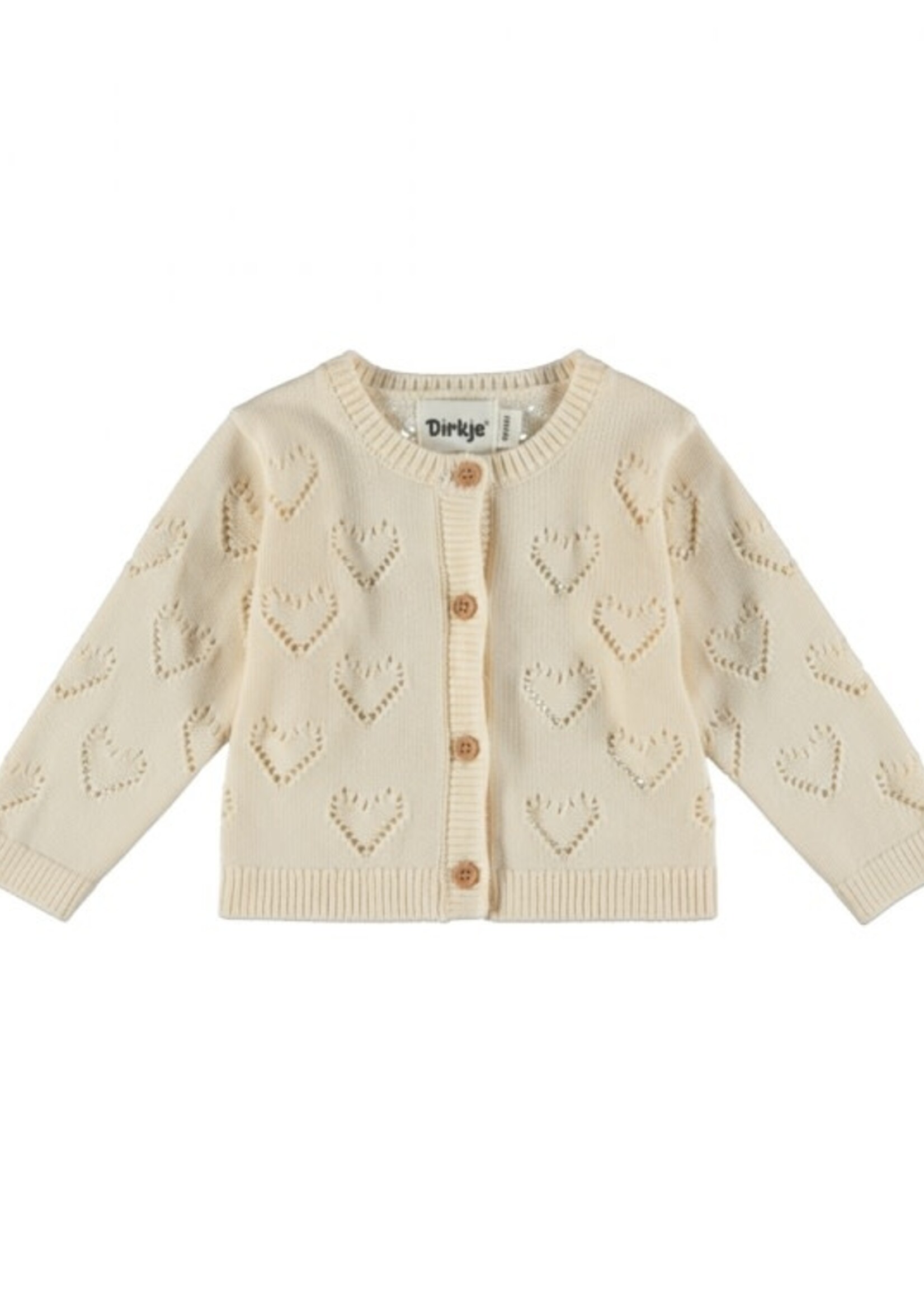Dirkje Dirkje - cardigan antique white