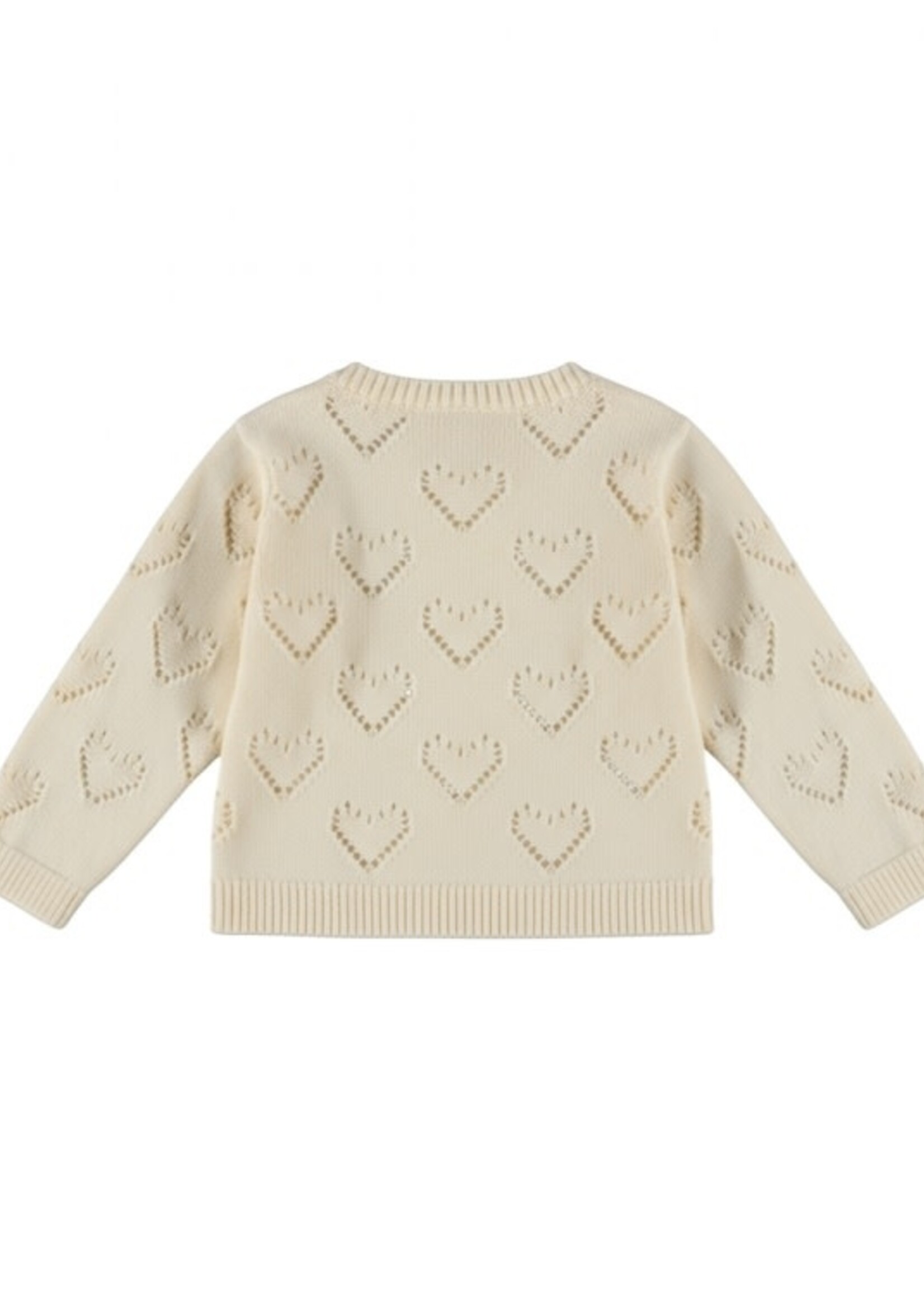 Dirkje Dirkje - cardigan antique white