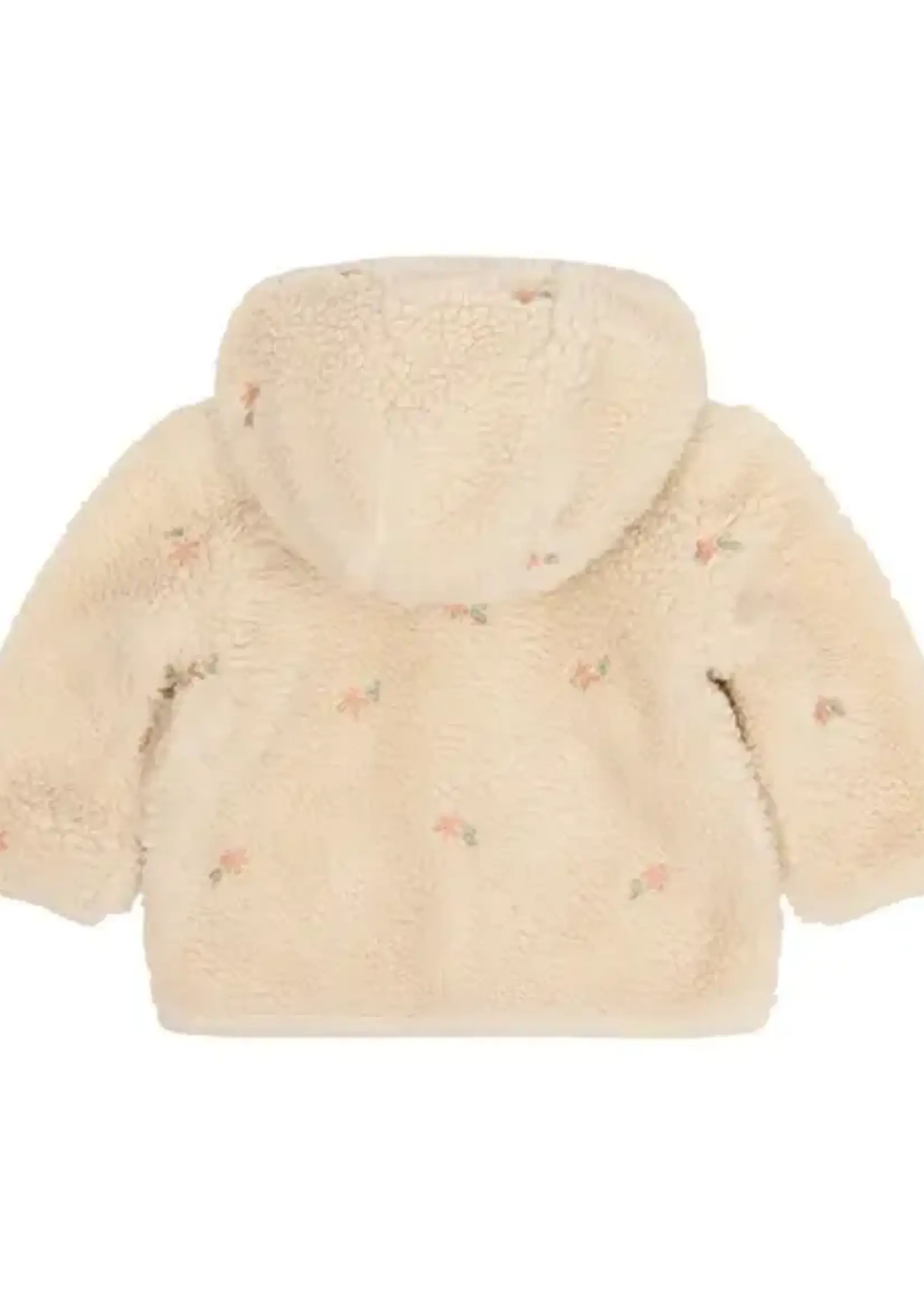Little Dutch - teddy vest sand flowers