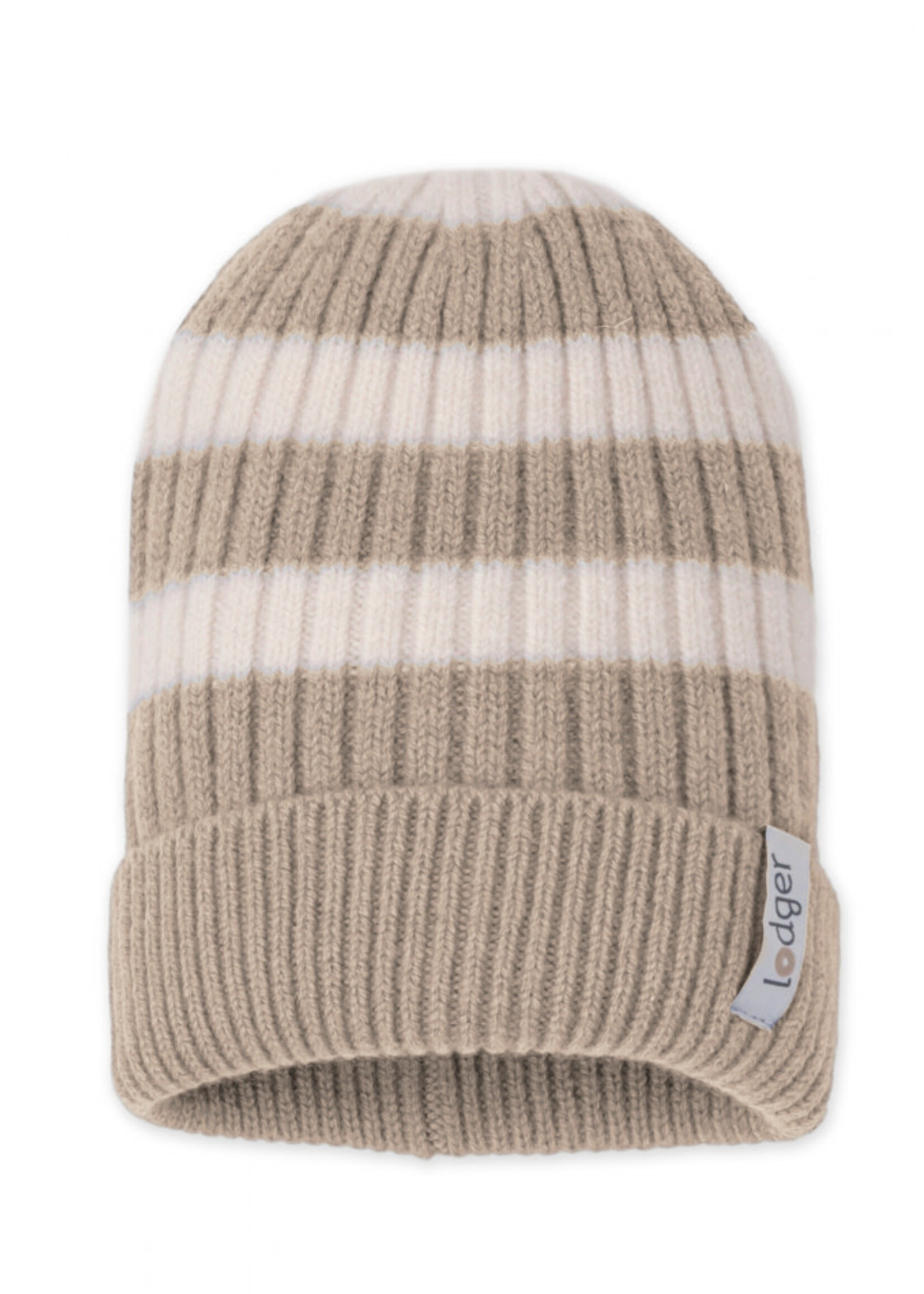 Lodger Lodger - hatter merino wool stipe beige