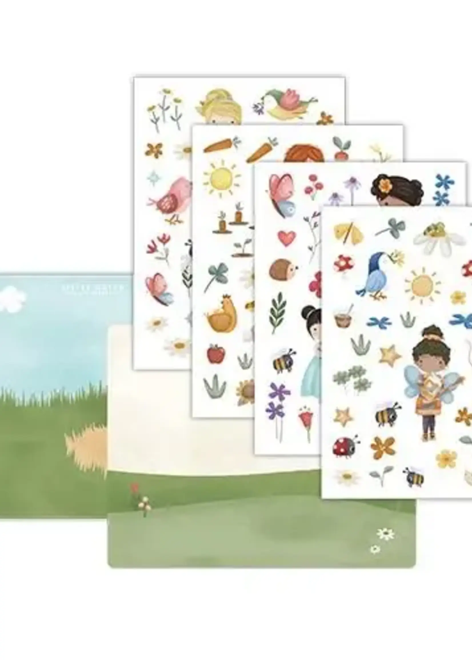 Little Dutch Little Dutch - raamstickers Rosa and friends