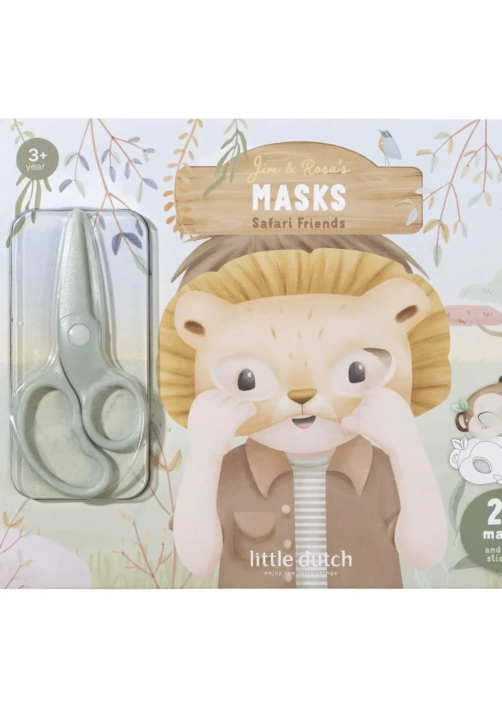 Little Dutch Little Dutch - knutselboek maskers maken Jim