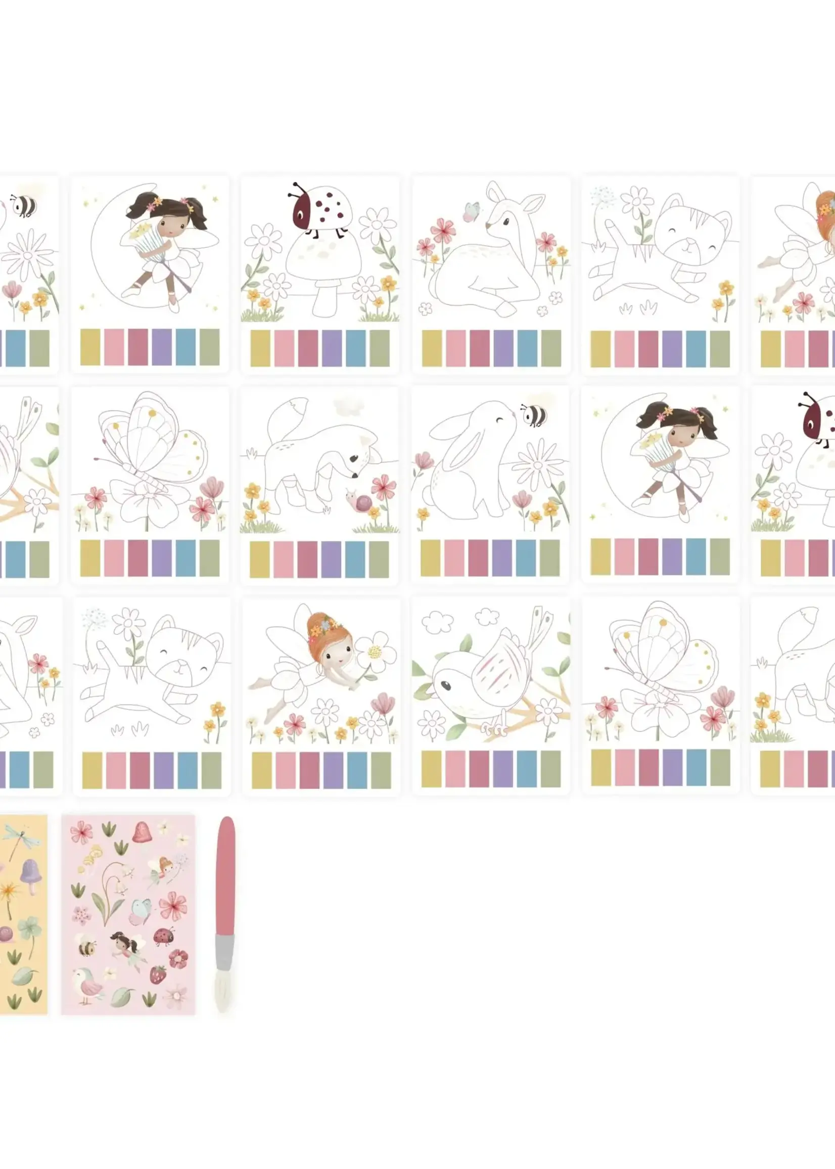Little Dutch Little Dutch - verfboek Rosa
