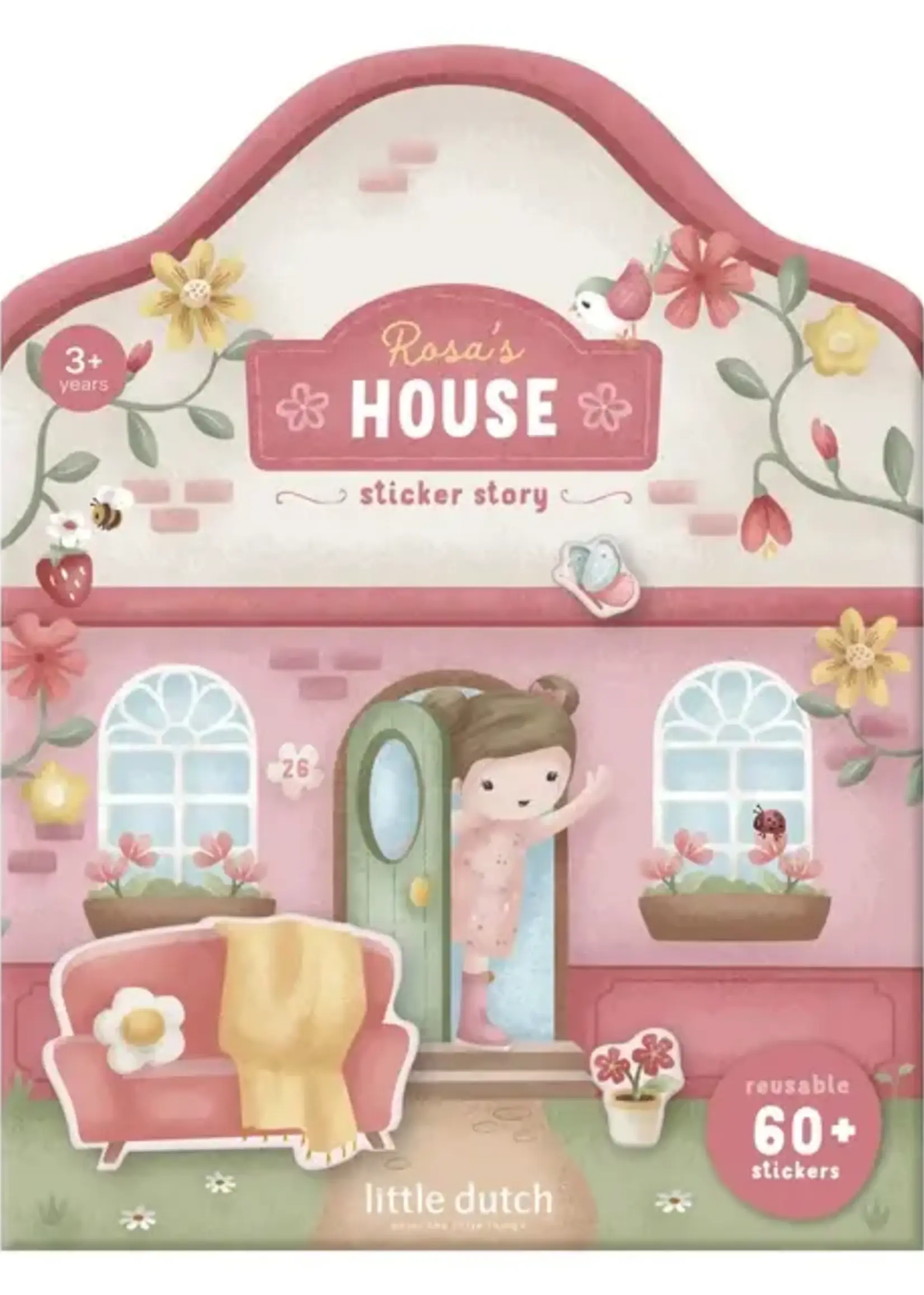 Little Dutch Little Dutch - herbruikbaar stickerboek Rosa