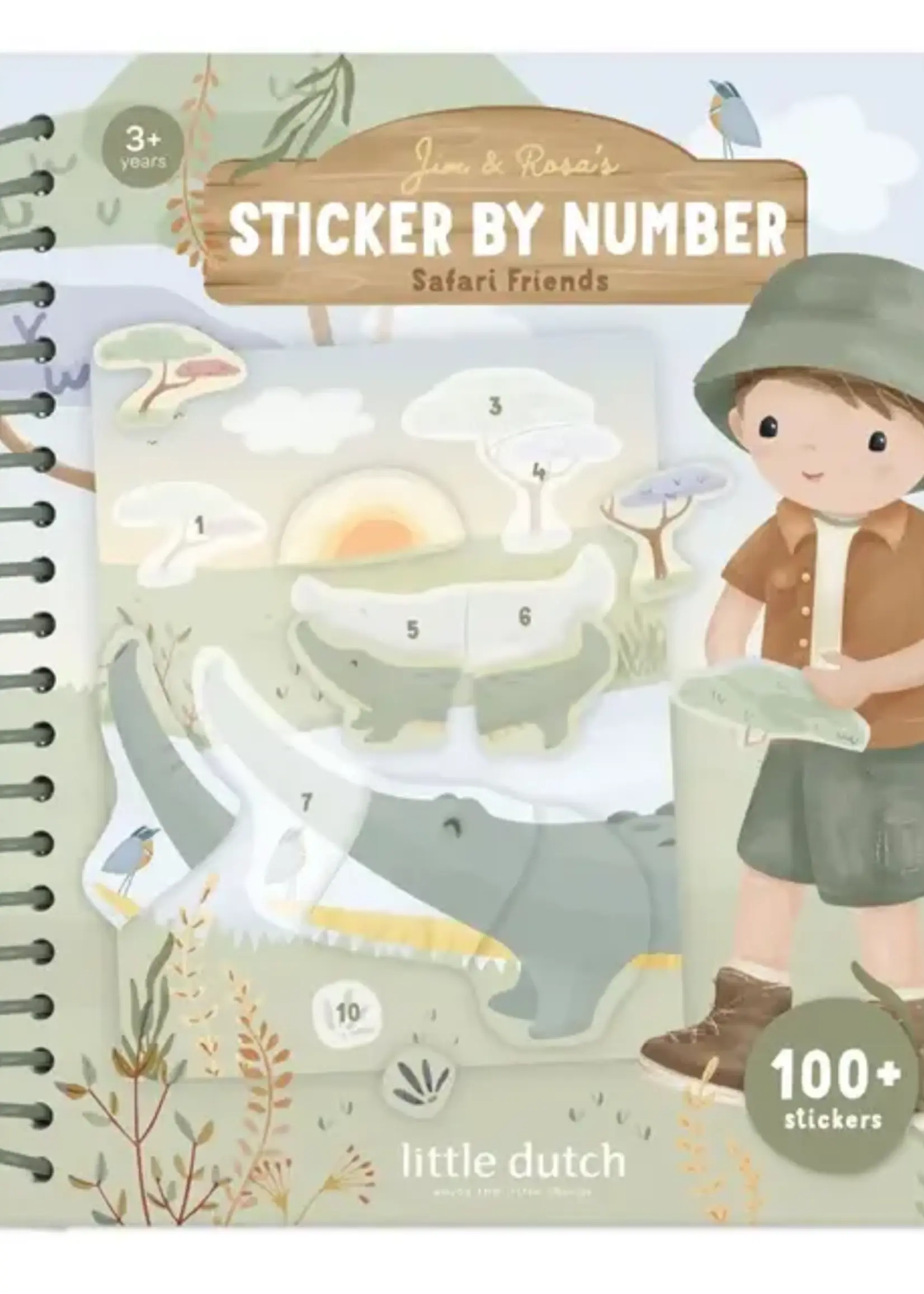 Little Dutch Little Dutch - stickerboek op nummer Jim