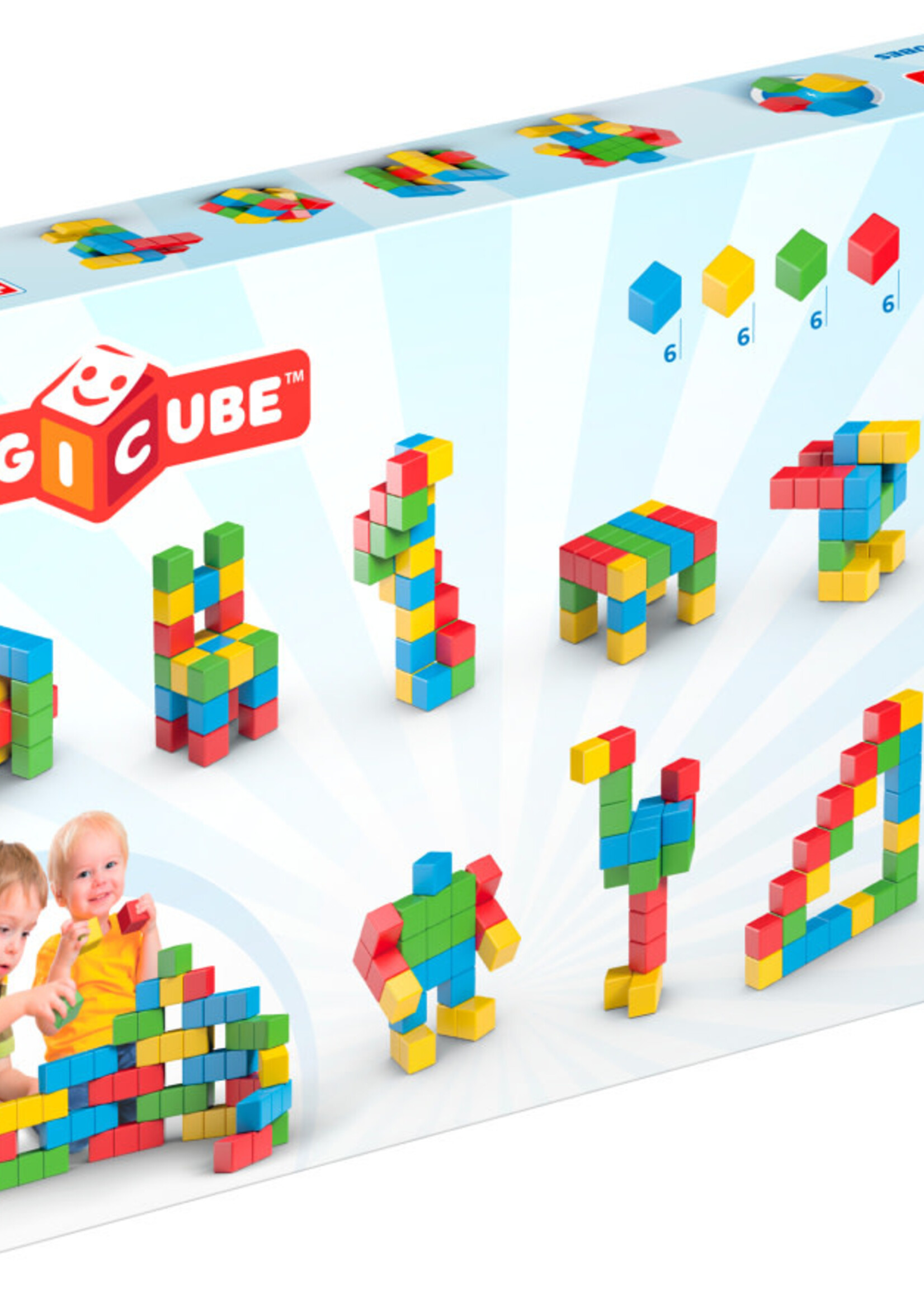 Geomag Geomag - magicube recycled creative set 24-delig | magnetisch speelgoed | 1-5 jaar
