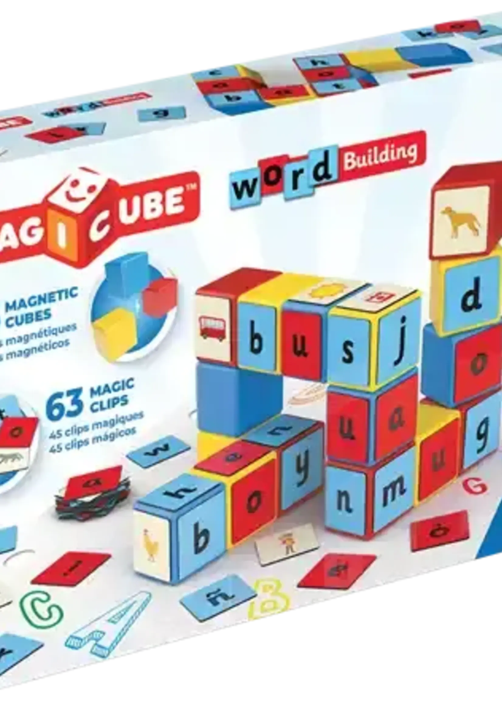 Geomag Geomag Magicube Word Building 79-delig | Magnetisch speelgoed | 1-5 jaar