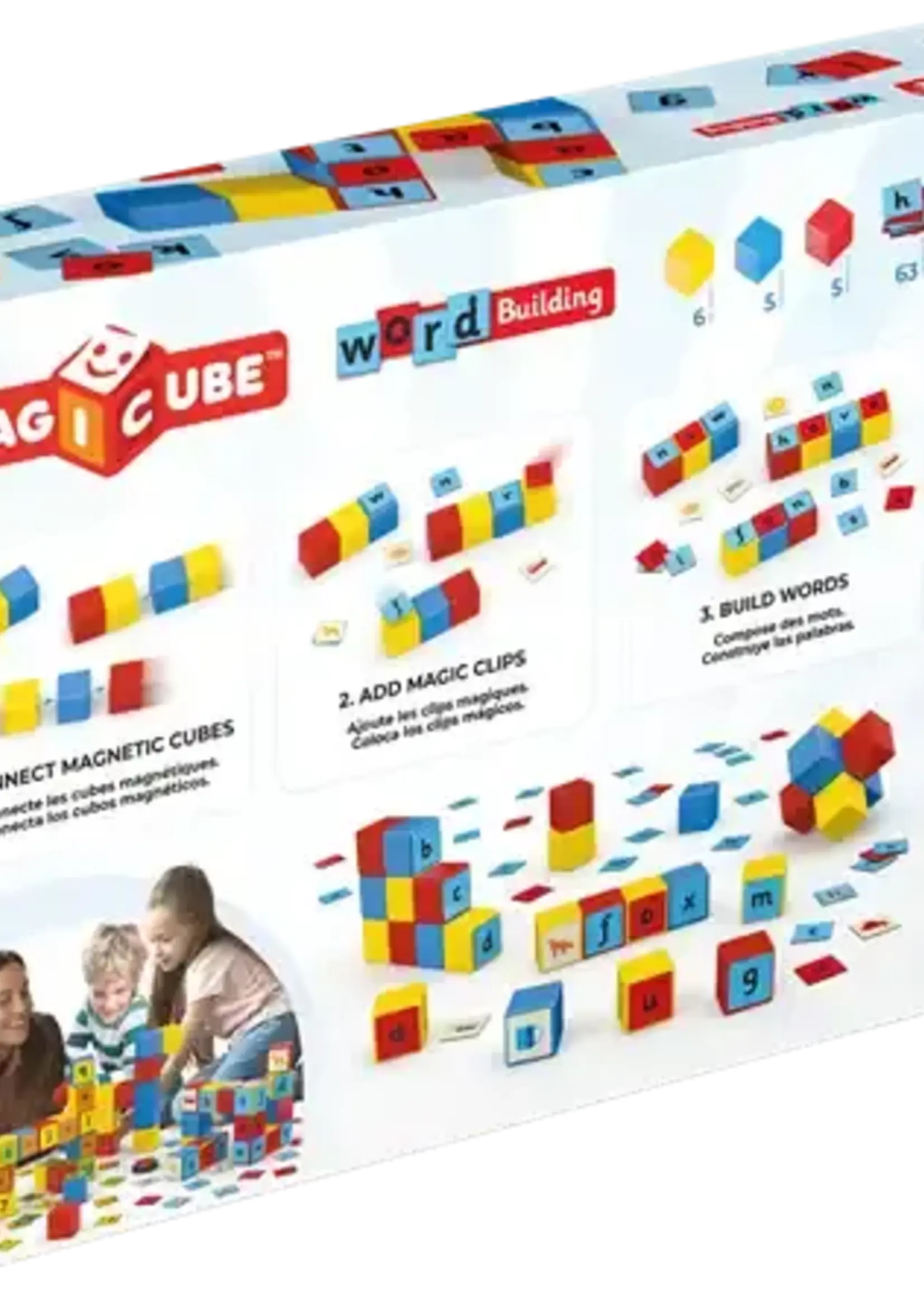 Geomag Geomag Magicube Word Building 79-delig | Magnetisch speelgoed | 1-5 jaar