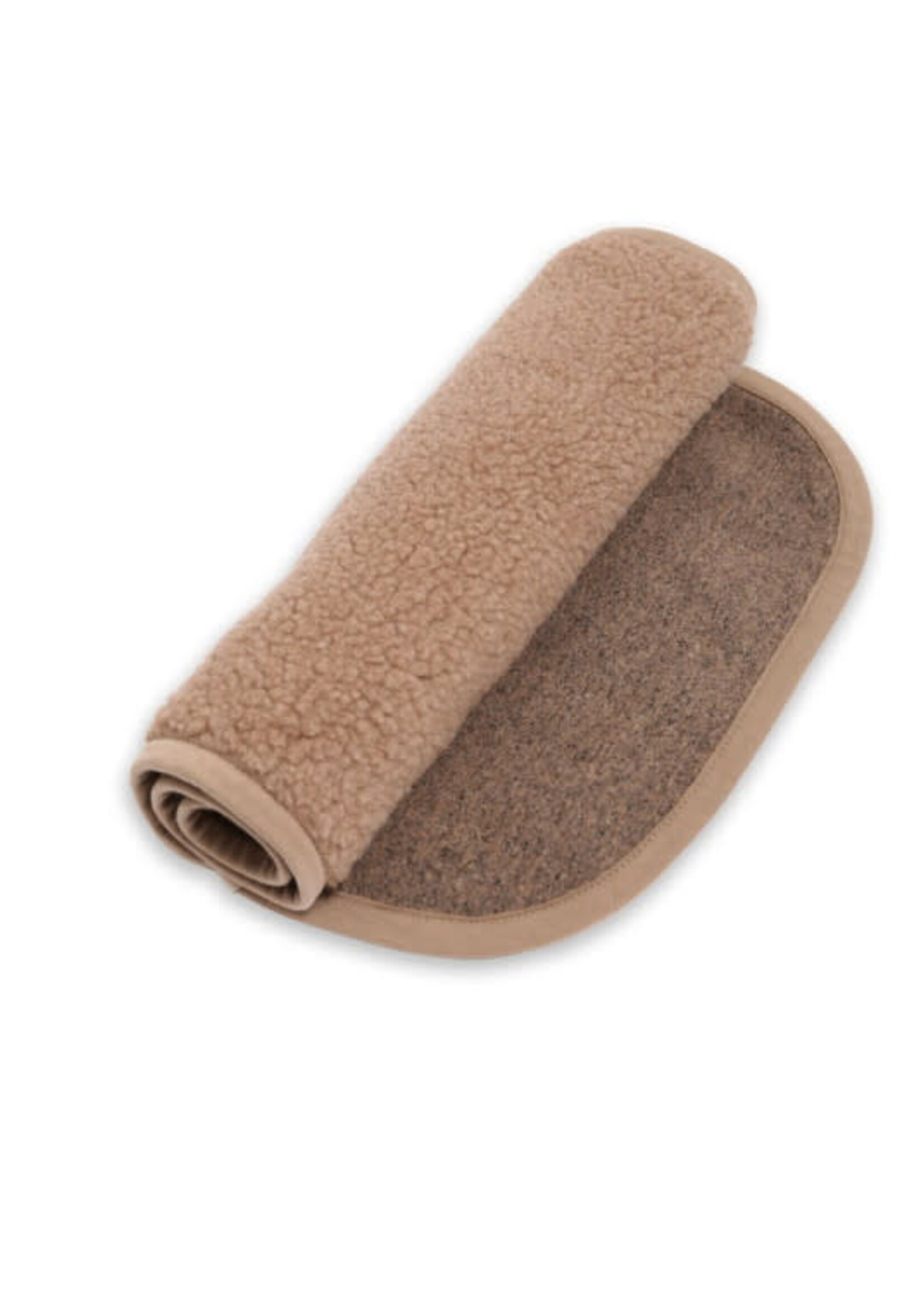 Alwero Alwero - matras beschermer 100% light wool 80x42cm tan