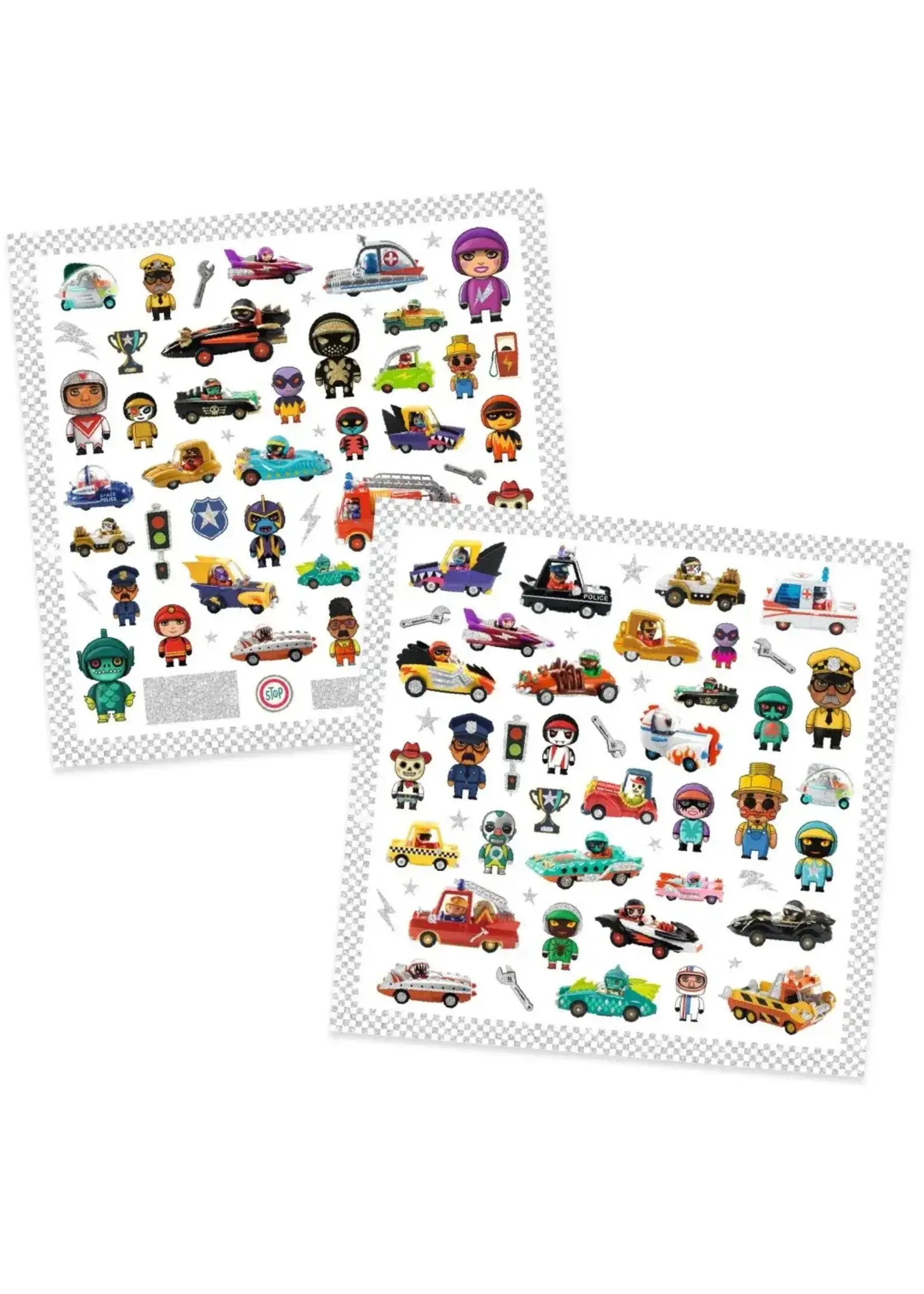 Djeco Djeco - stickers voertuigen