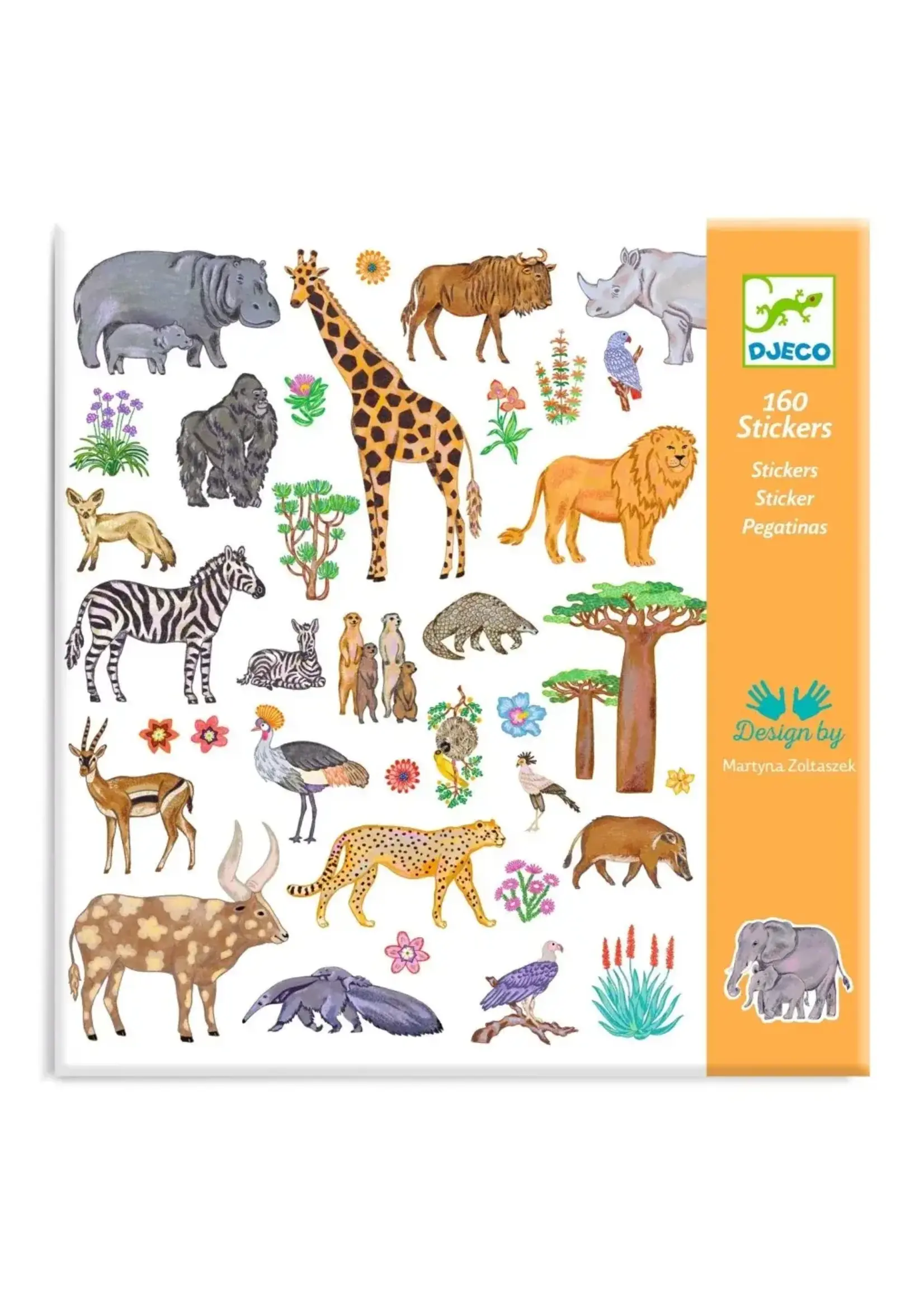 Djeco Djeco - 160 stickers Kenia