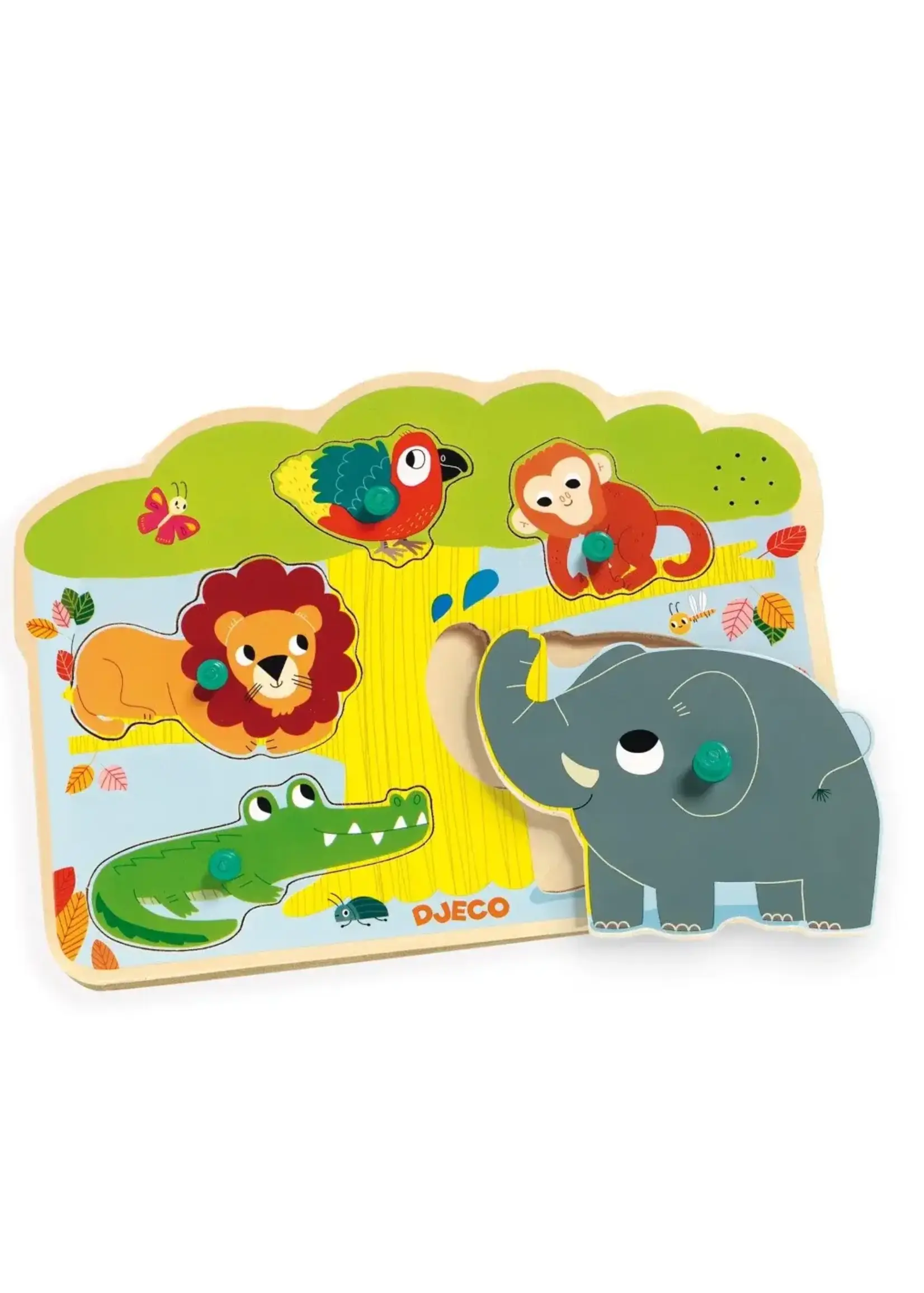 Djeco Djeco - geluidenpuzzel safari