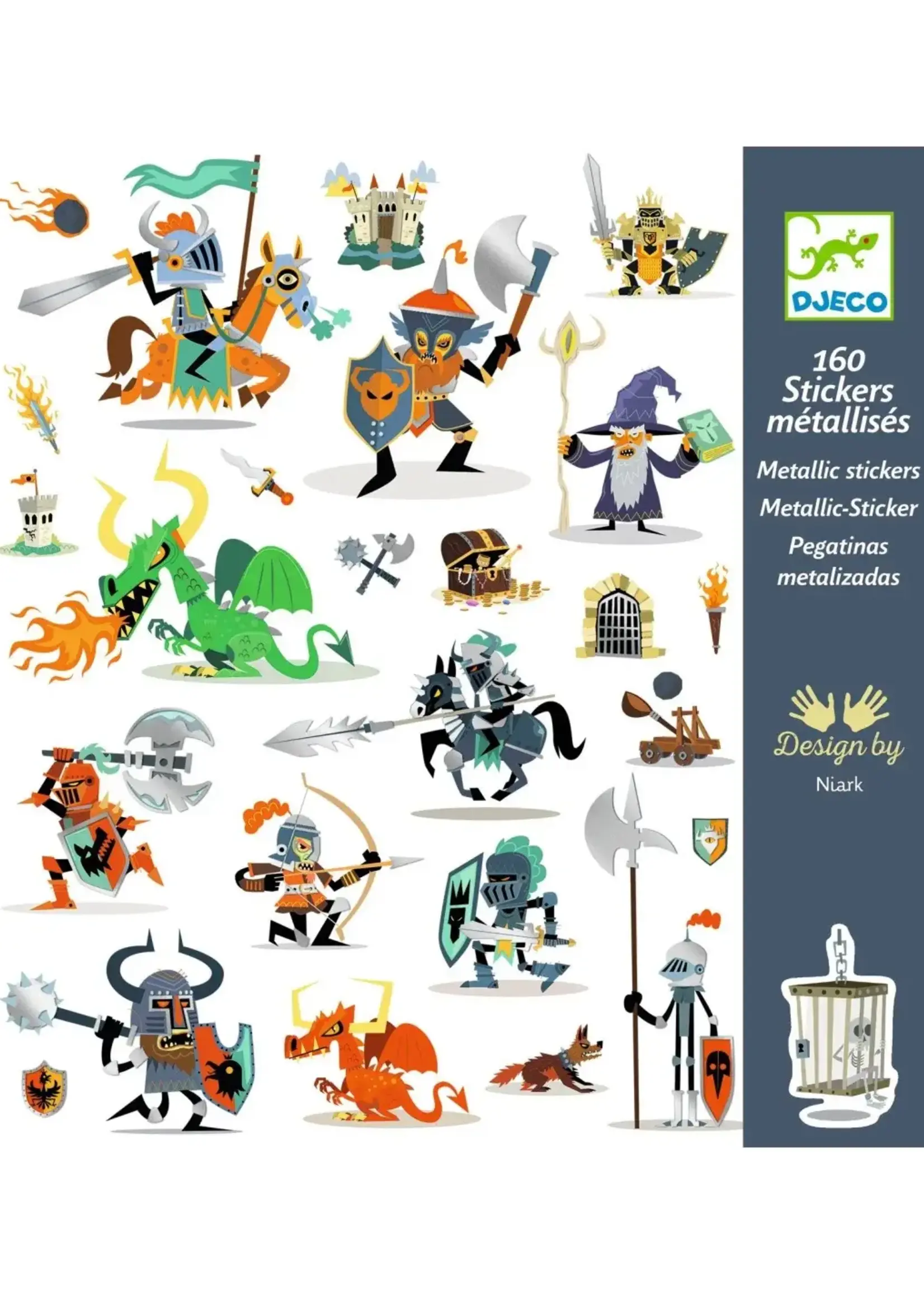 Djeco Djeco - stickers ridder