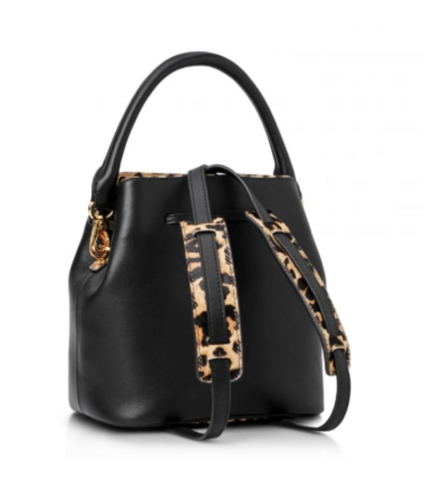 ANY DI Bucket Bag Mini Black Leo