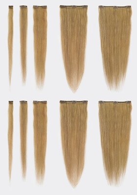 Power Pieces Hair-in extensions Echt haar