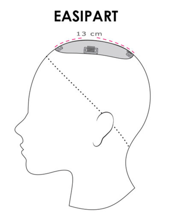 Jon Renau Easipart 18" Echt haar