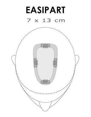 Jon Renau Easipart 18" Echt haar