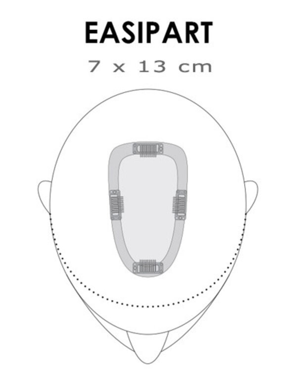 Jon Renau Easipart 18" Echt haar