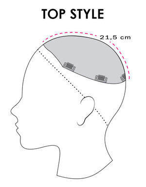 Jon Renau Top Style 12" echt haar
