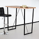 Lizzely Garden & Living Bartafel industrieel Djax MDF hout 120cm Lizzely Garden & Living Bartafel industrieel Djax MDF hout 120cm