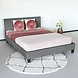 Lizzely Garden & Living Bedframe Dico 140x200cm antraciet stof bed ledikant Lizzely Garden & Living Bedframe Dico 140x200cm antraciet stof bed ledikant