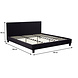 Lizzely Garden & Living Bedframe Dico 180x200cm zwart stof bed ledikant Lizzely Garden & Living Bedframe Dico 180x200cm zwart stof bed ledikant
