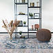 Lizzely Garden & Living Boekenkast industrieel Gina metalen wandmeubel zwart 90x185cm Lizzely Garden & Living Boekenkast industrieel Gina metalen wandmeubel zwart 90x185cm